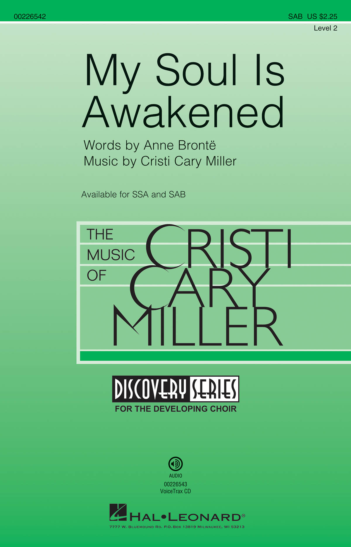 Cristi Cary Miller: My Soul Is Awakened: Mixed Choir a Cappella: Vocal Score
