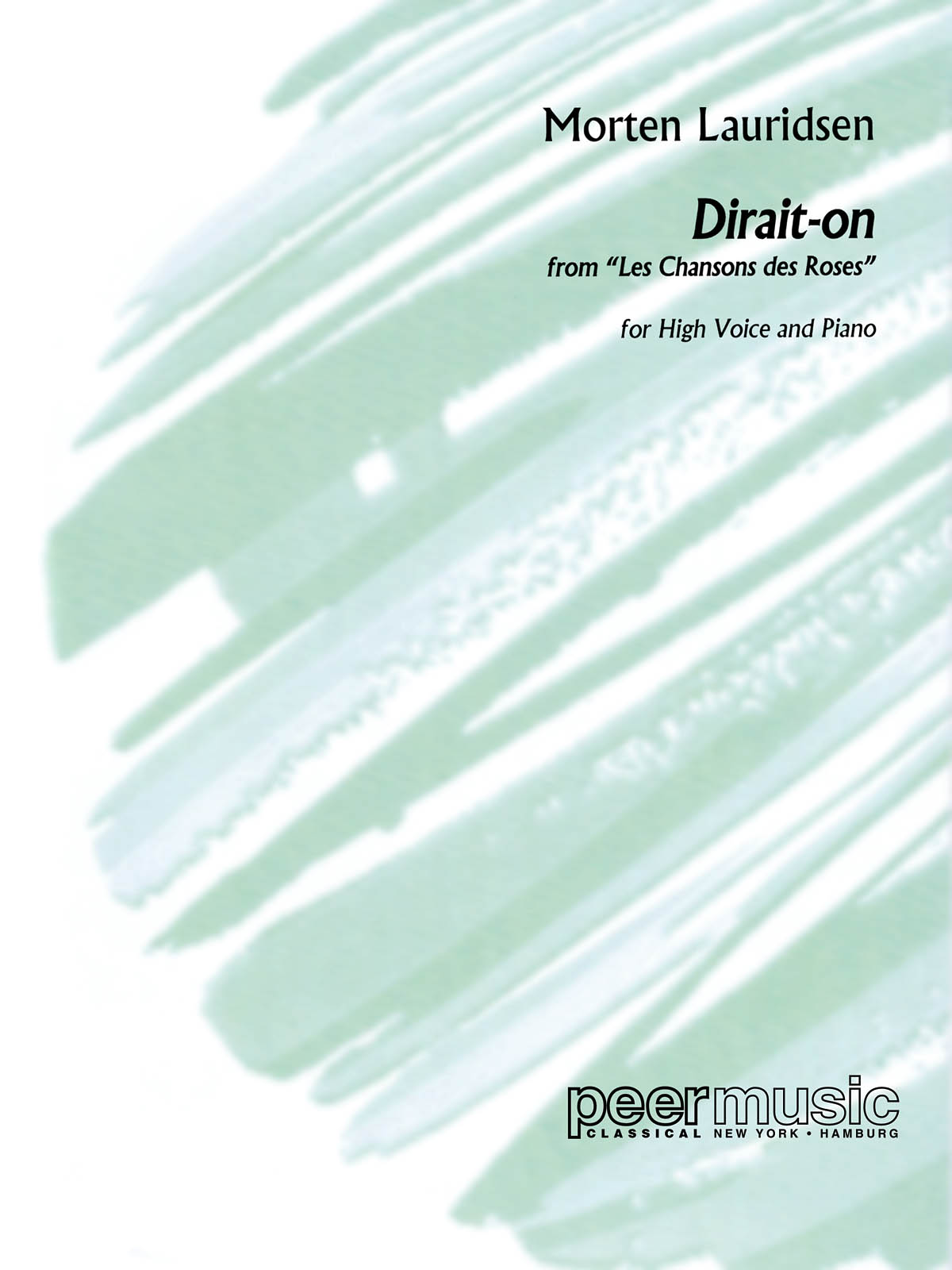 Morten Lauridsen: Dirait-On: Vocal and Piano: Vocal Score