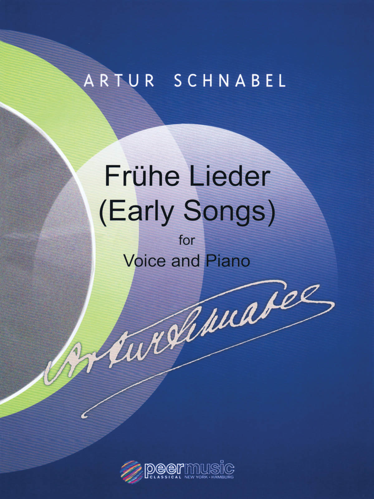 Artur Schnabel: Early Songs: Vocal Solo: Vocal Score