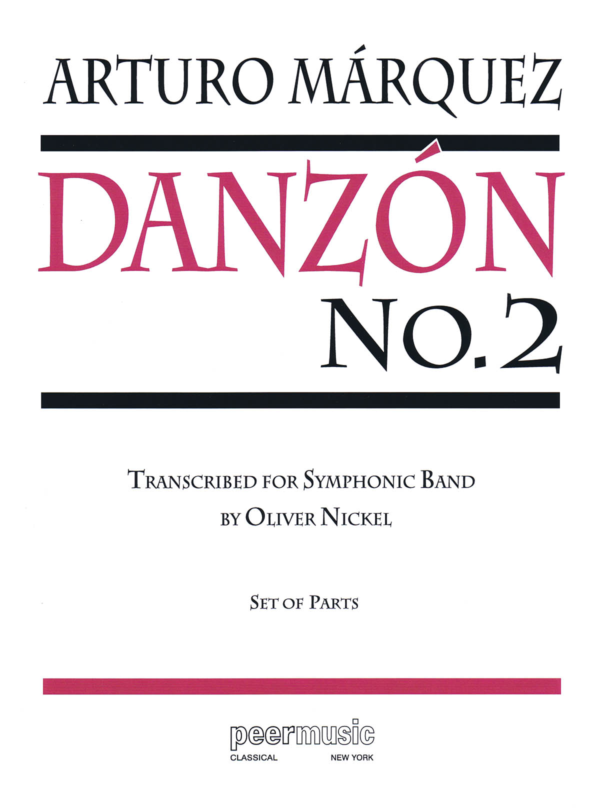 Arturo Márquez: Danzon No.2: Concert Band: Parts