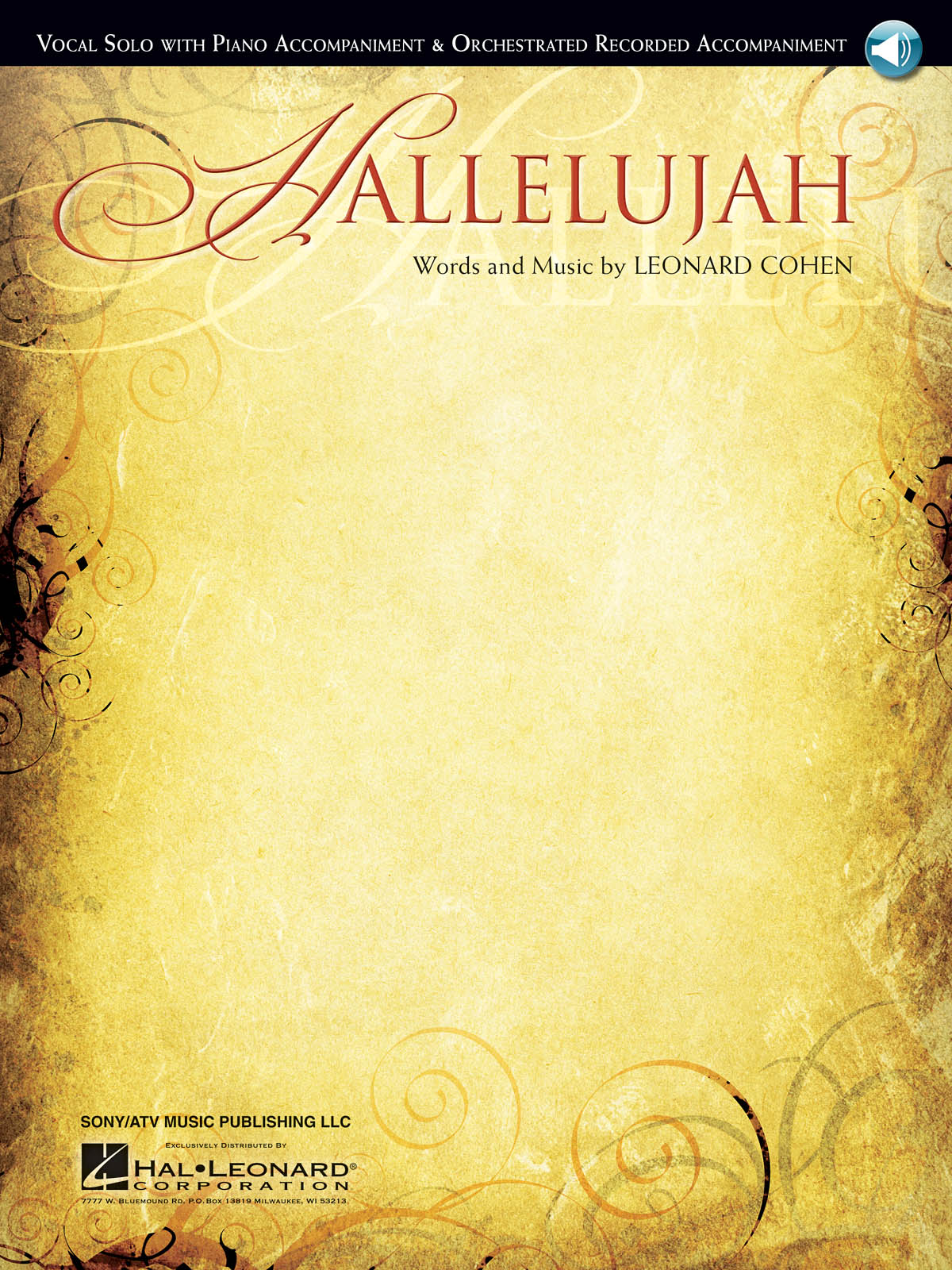 Leonard Cohen: Hallelujah - Vocal Solo/Piano Accompaniment: Vocal Solo: Vocal