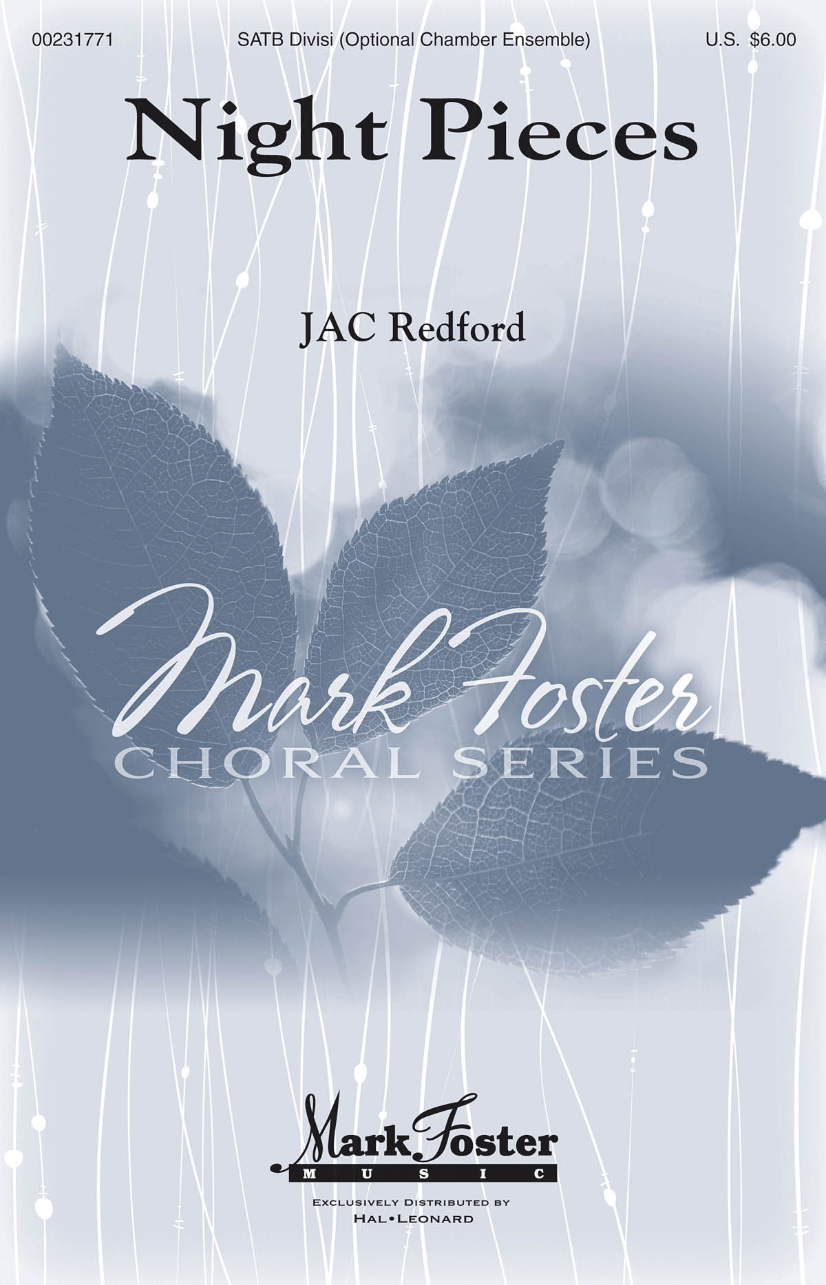 J.A.C. Redford: Night Pieces: Mixed Choir a Cappella: Vocal Score