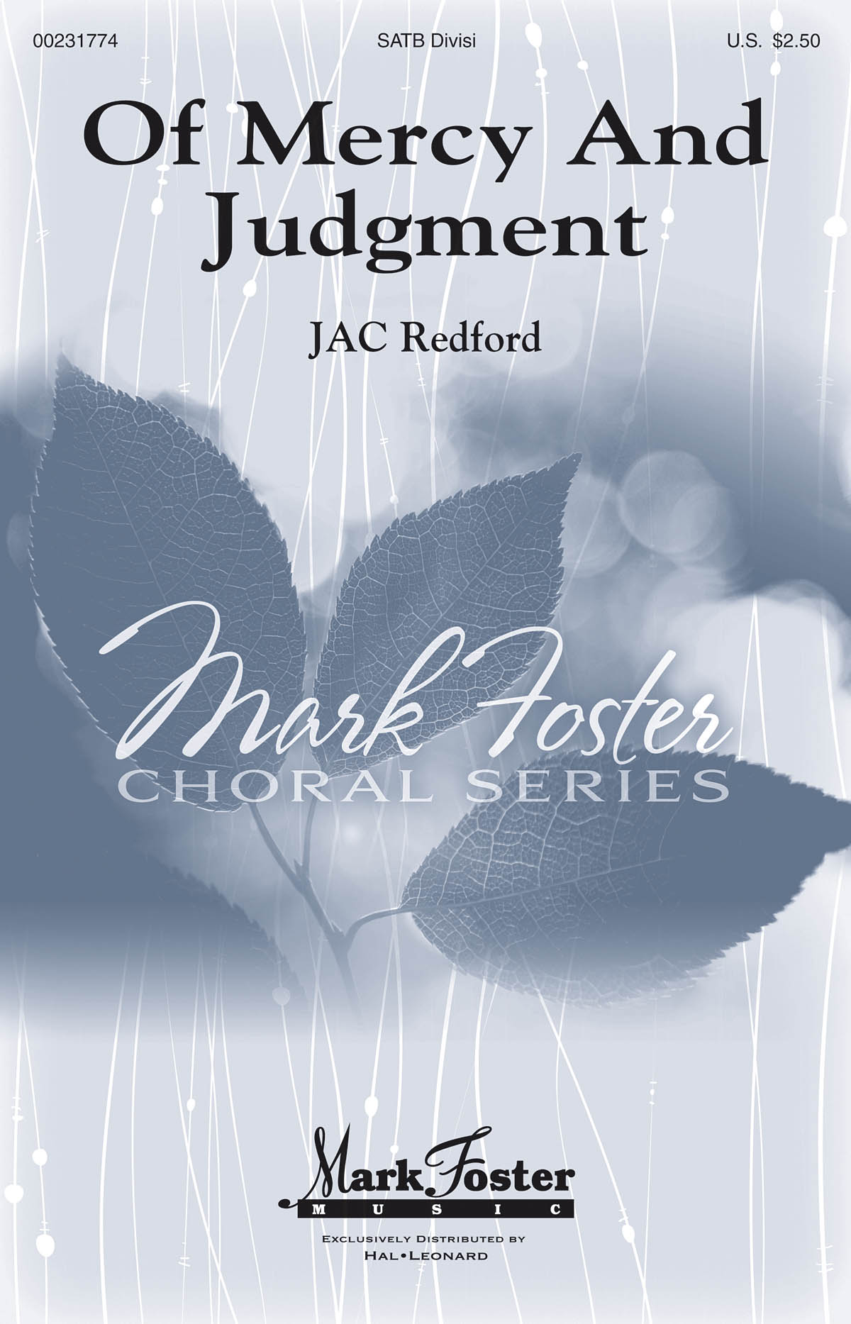 J.A.C. Redford: Of Mercy and Judgment: Mixed Choir a Cappella: Vocal Score