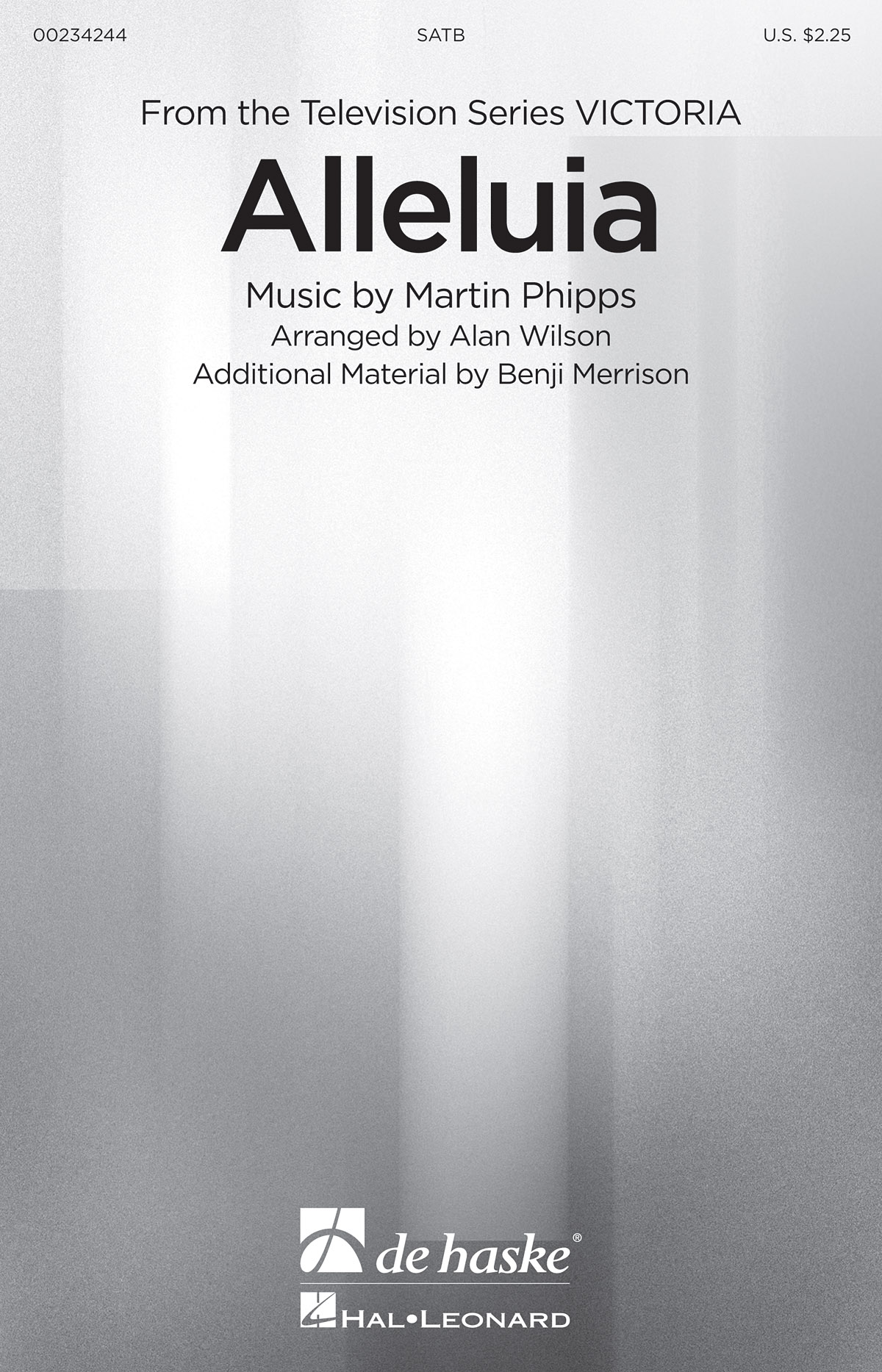 Martin Phipps: Alleluia: Mixed Choir a Cappella: Vocal Score