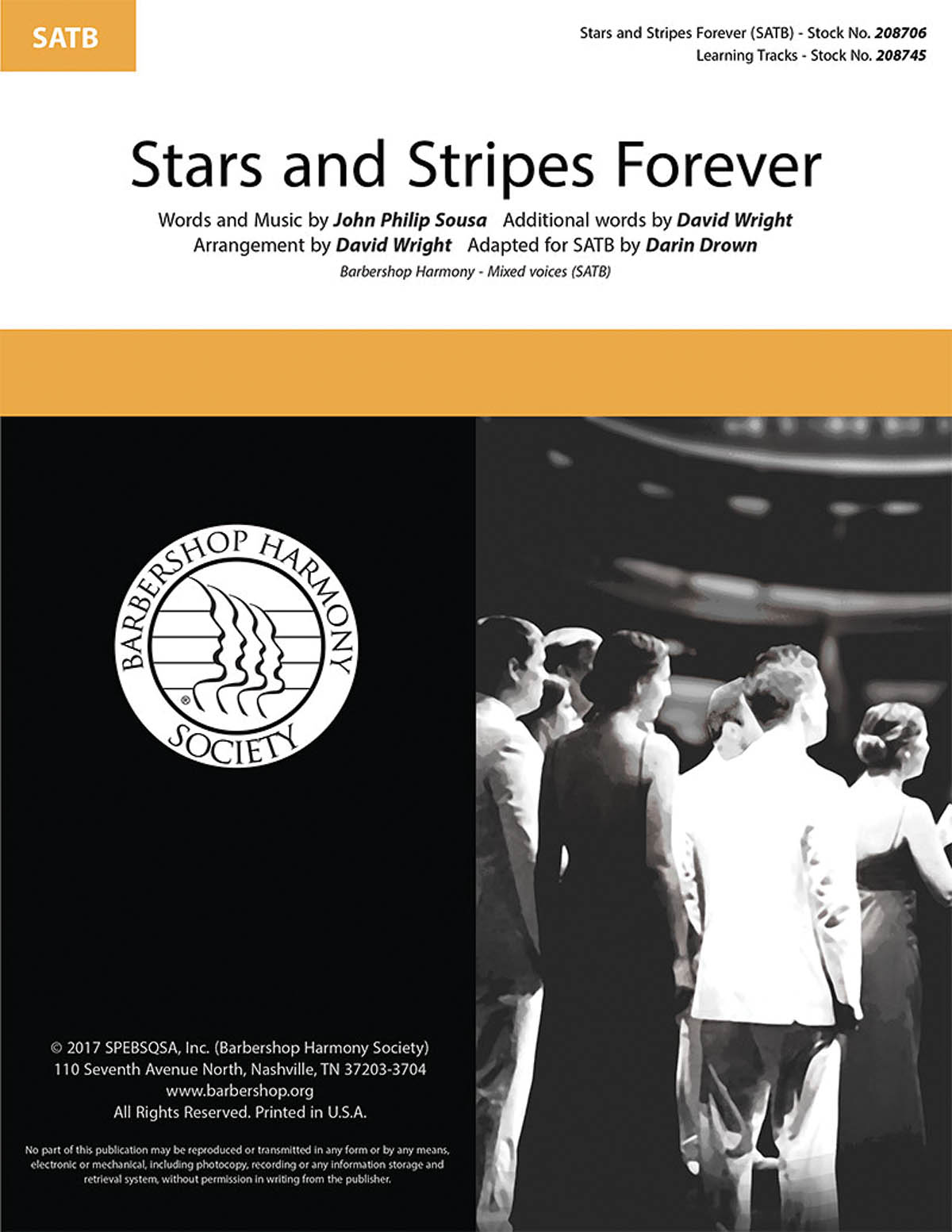 John Philip Sousa: The Stars and Stripes Forever: Mixed Choir a Cappella: Vocal