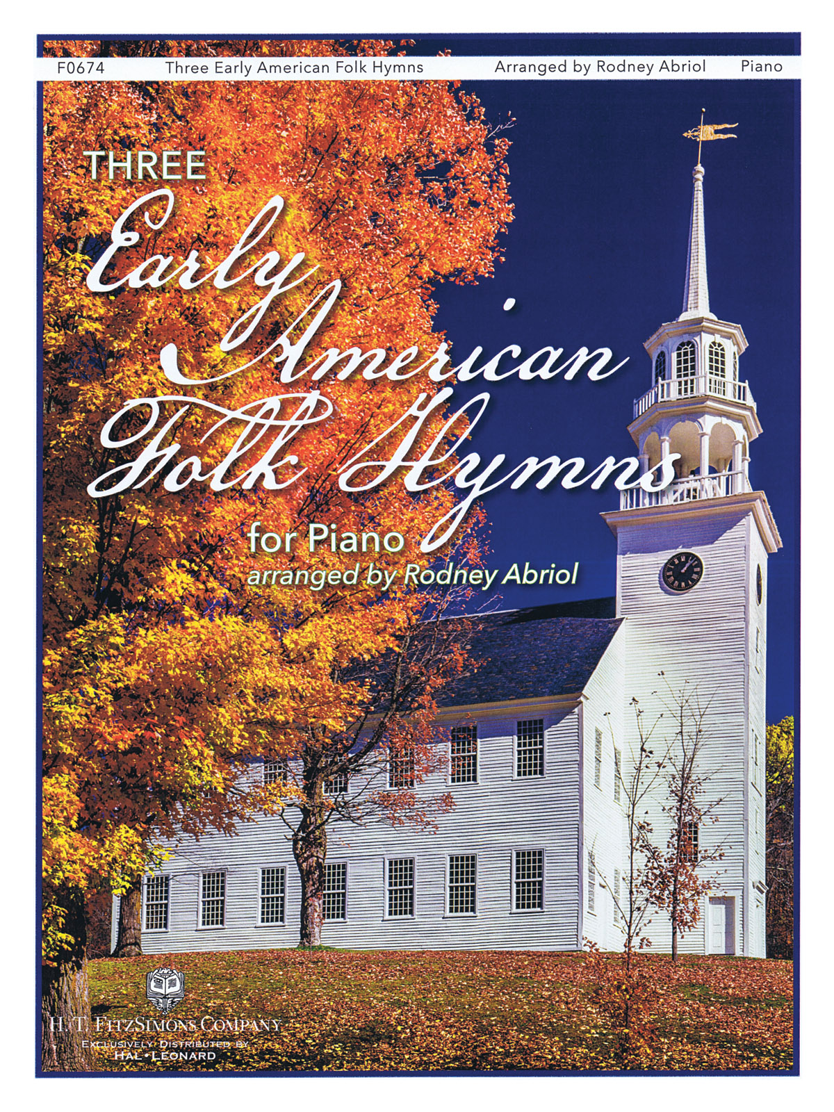 3 Early American Folk Hymns: Piano: Instrumental Album