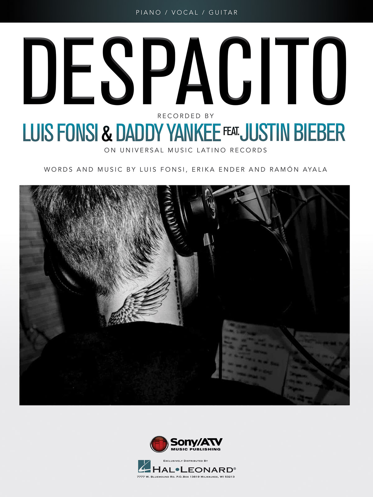 Luis Fonsi Daddy Yankee Justin Bieber: Despacito: Piano  Vocal and Guitar: