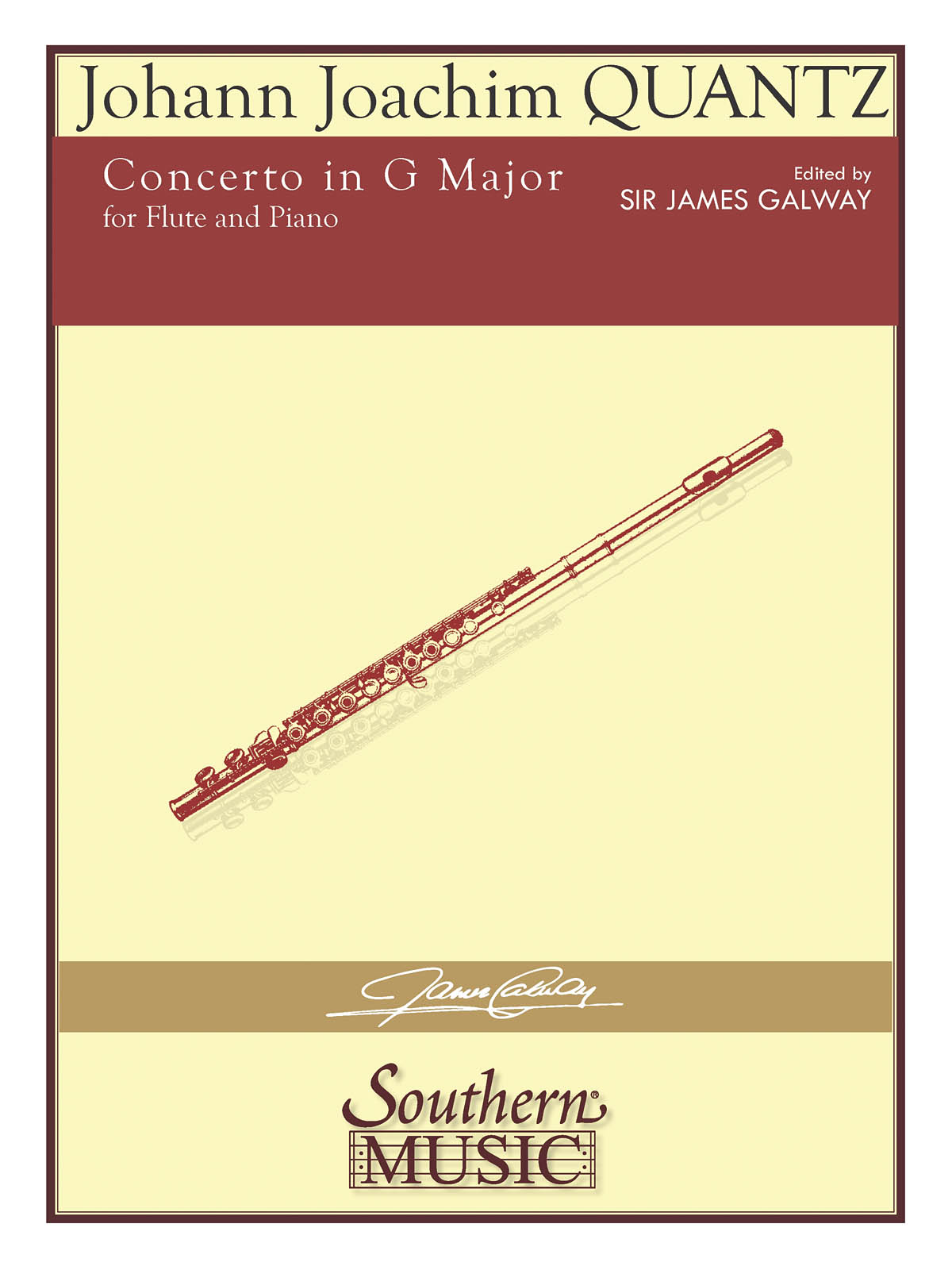 Concerto in G Major: Flute and Accomp.: Score and Part