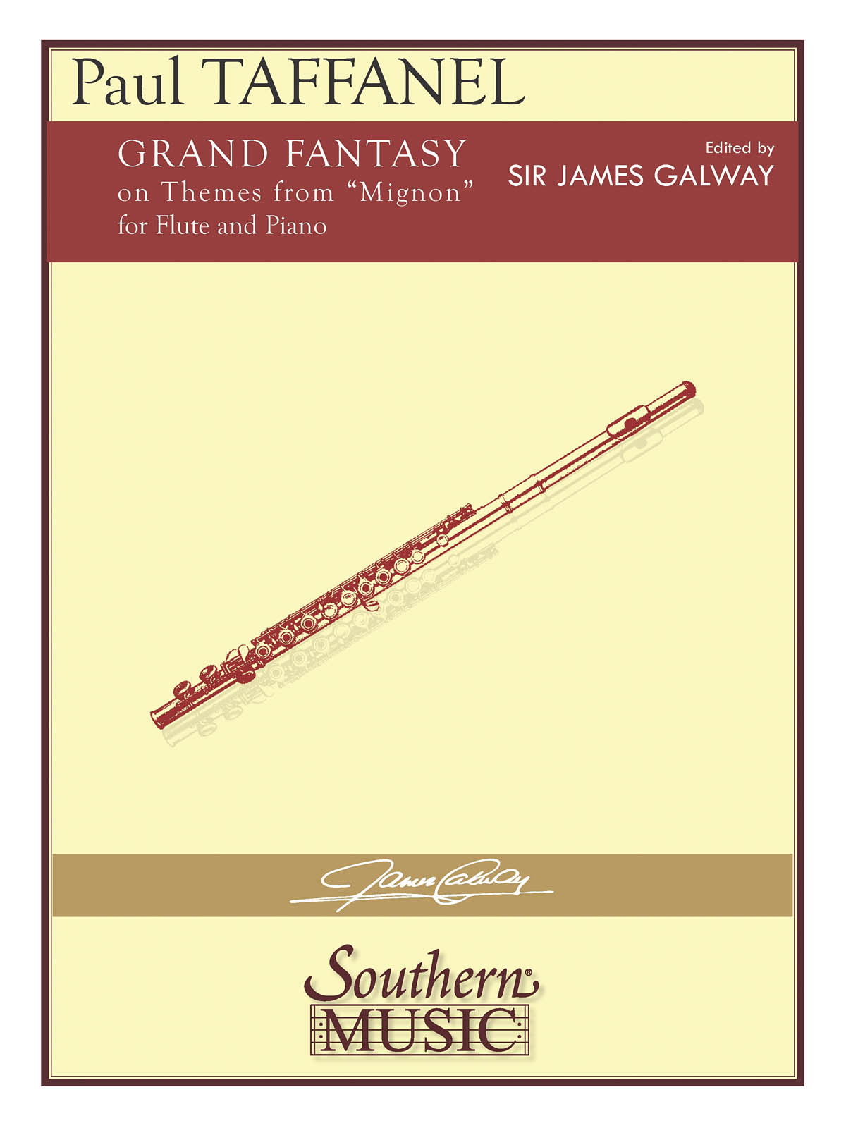 Grand Fantasy on Mignon: Flute and Accomp.: Score and Part