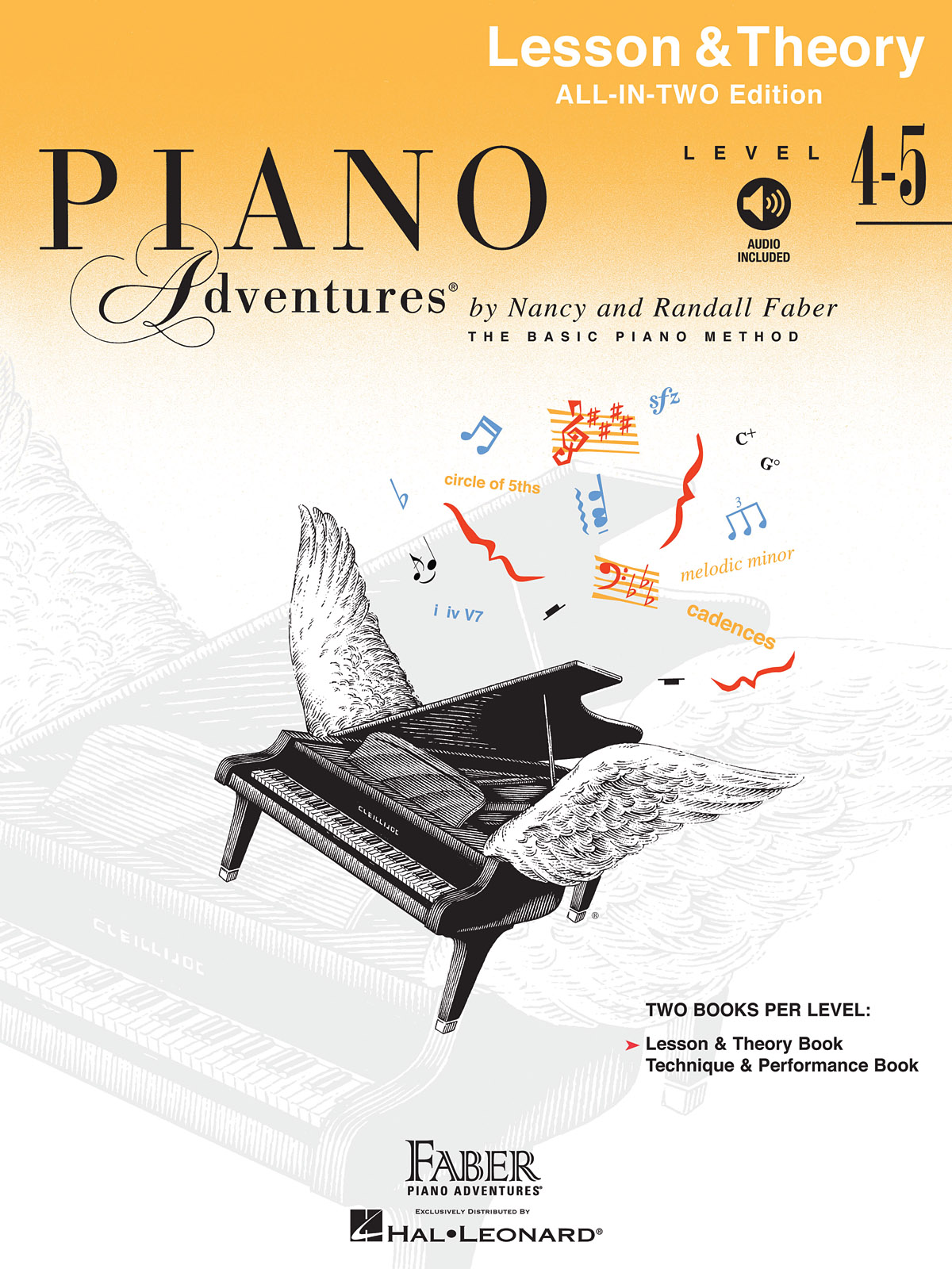 Nancy Faber Randall Faber: Piano Adventures All-In-Two Level 4-5 Les&Theory: