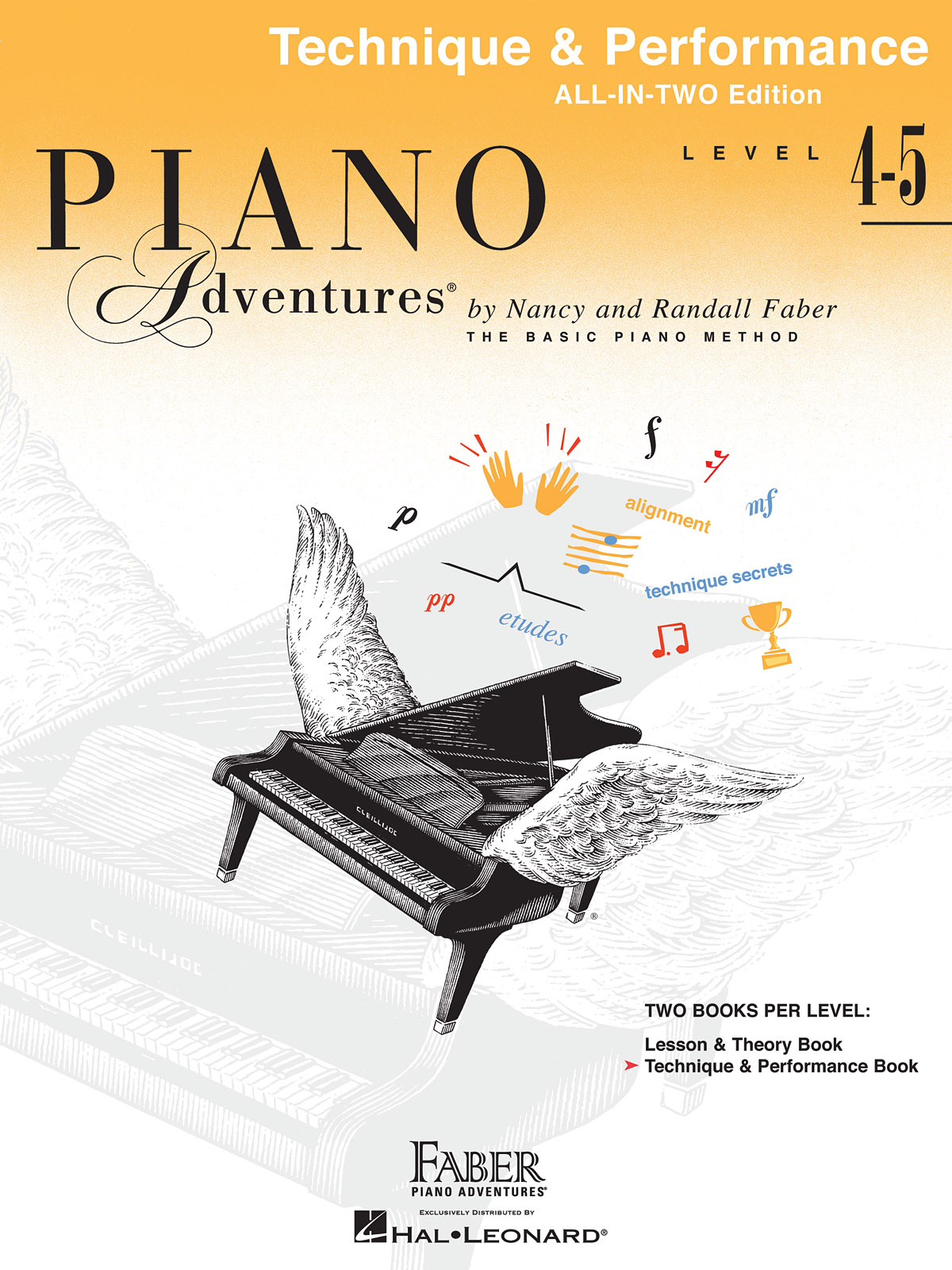 Nancy Faber Randall Faber: Piano Adventures All-In-Two Level 4-5 Tech & Perf:
