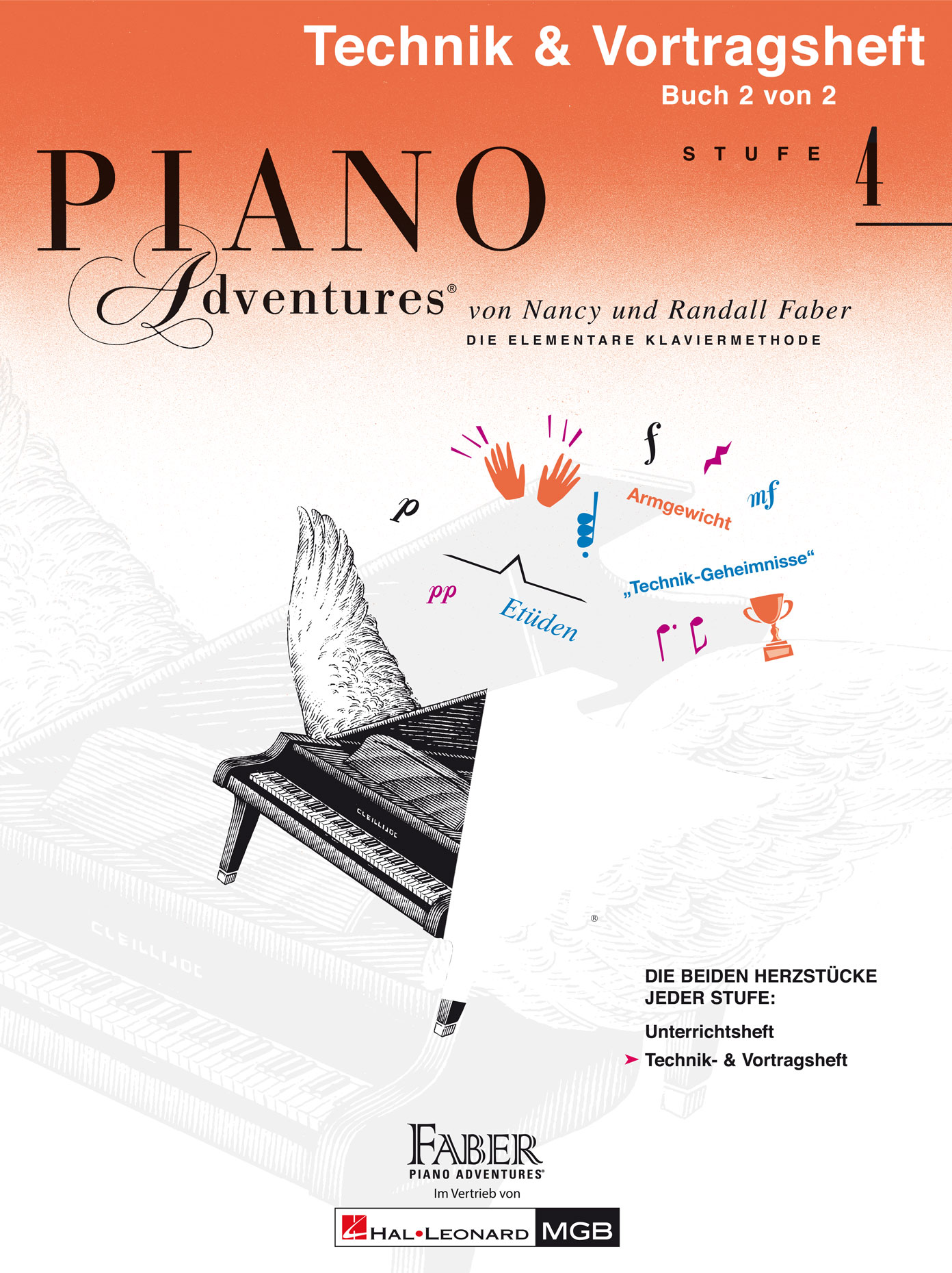 Nancy Faber Randall Faber: Piano Adventures: Technik- & Vortragsheft Stufe 4: