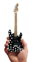 Fender Stratocaster - Black - Polka Dots: Ornament
