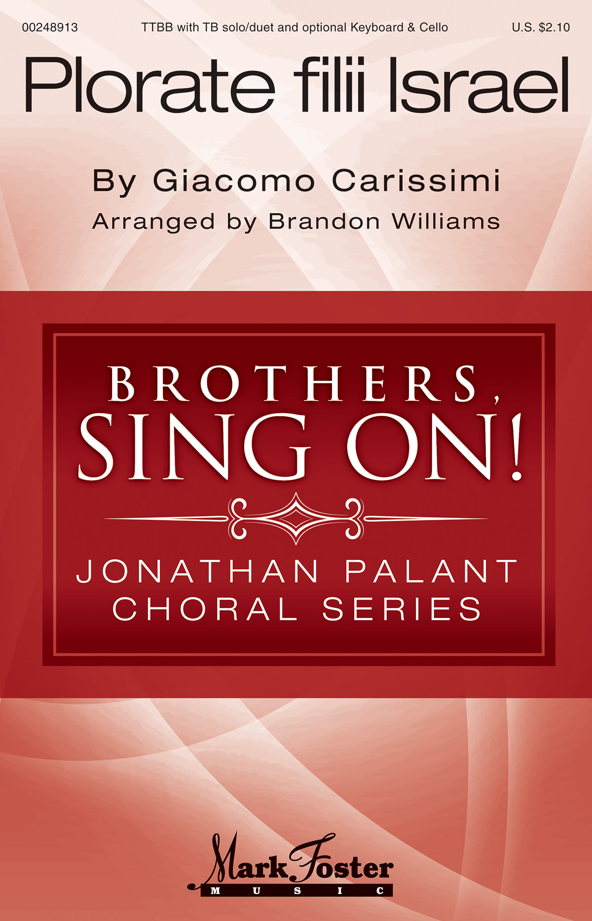 Plorate Filii Israel: Lower Voices a Cappella: Vocal Score