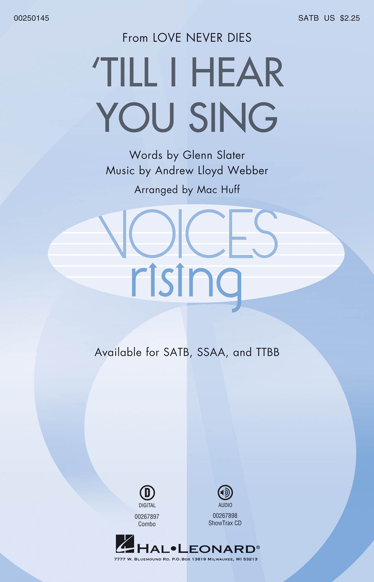 'Till I Hear You Sing: Mixed Choir a Cappella: Vocal Score