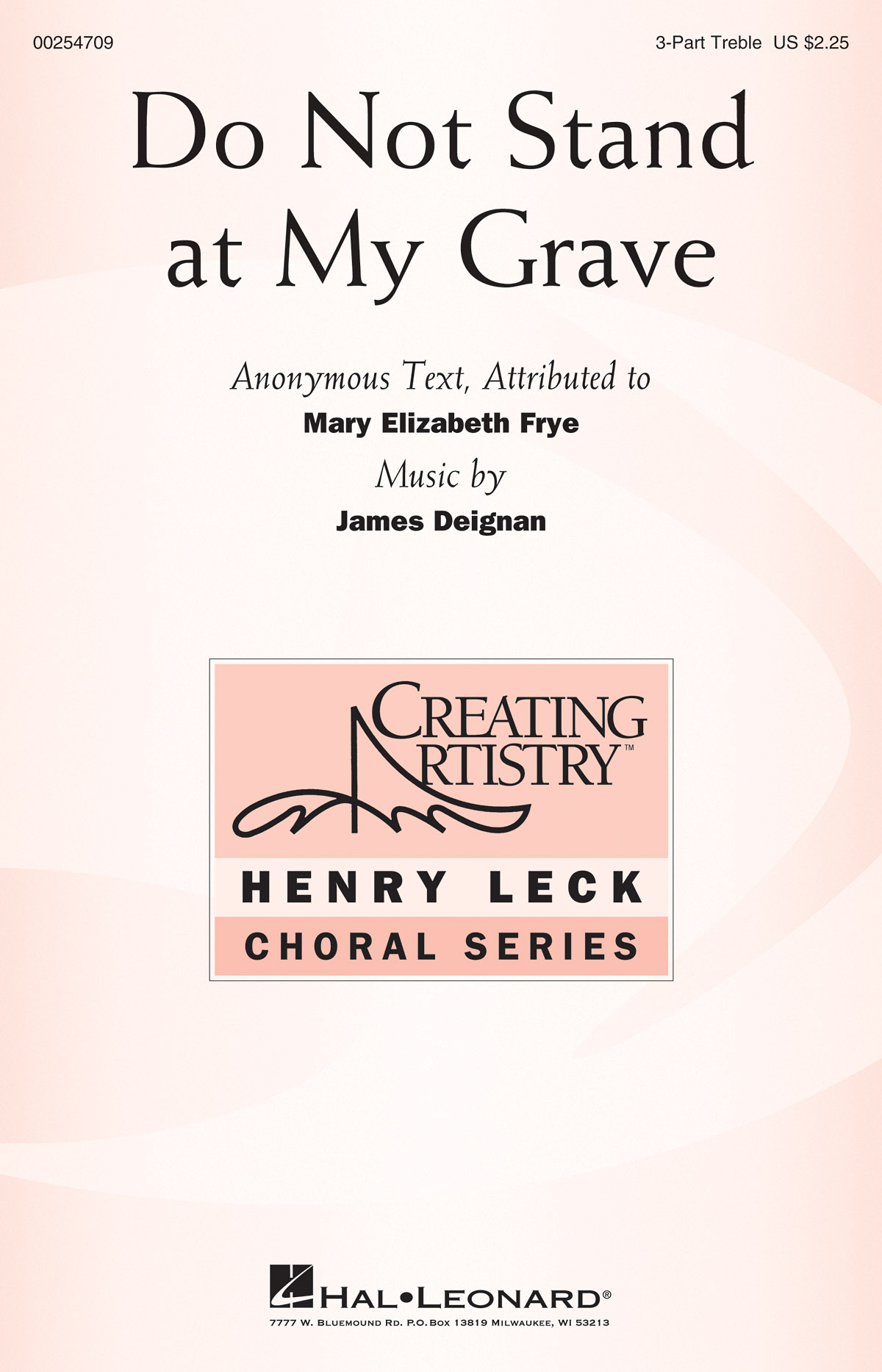 James Deignan: Do Not Stand at My Grave: Mixed Choir a Cappella: Vocal Score