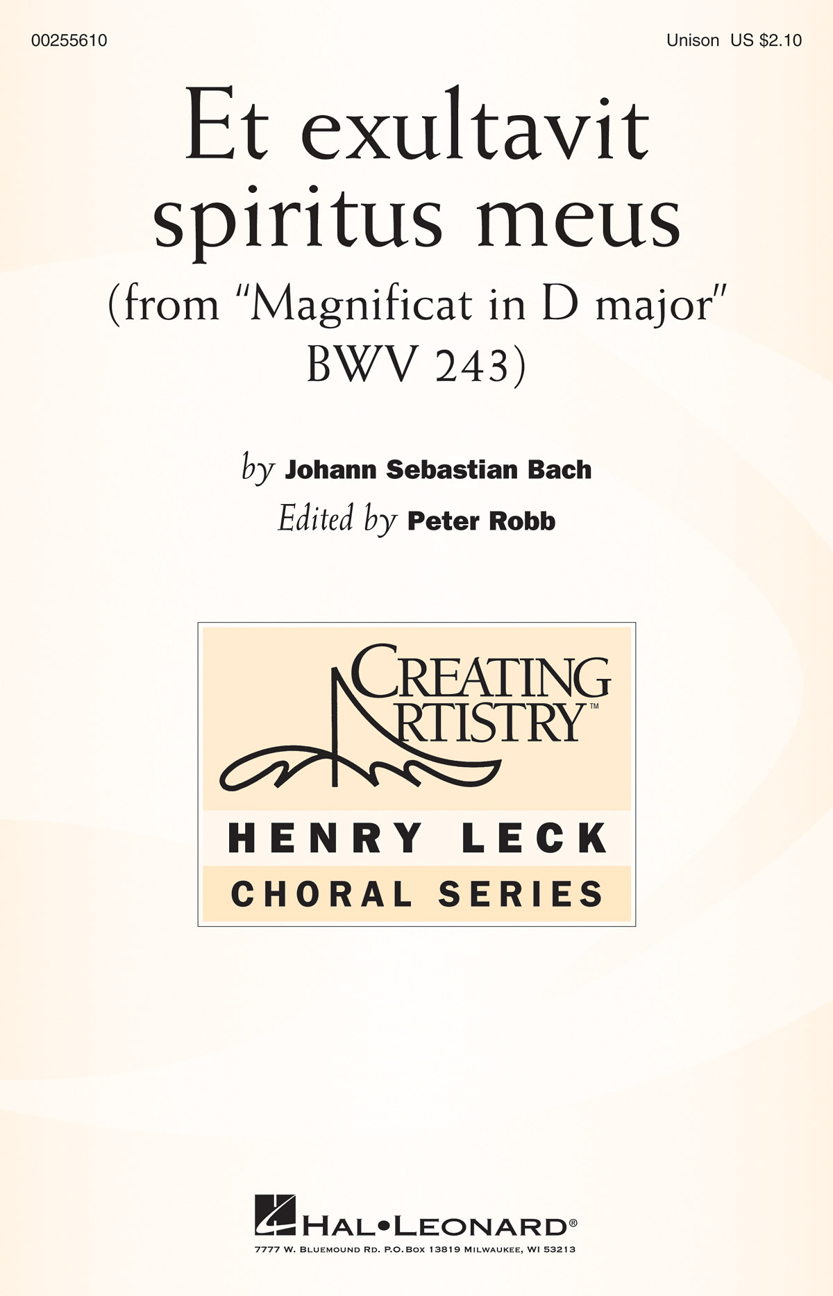 Johann Sebastian Bach: Et exultavit spiritus meus: Mixed Choir a Cappella: Vocal