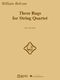 Three Rags for String Quartet: String Quartet: Score & Parts