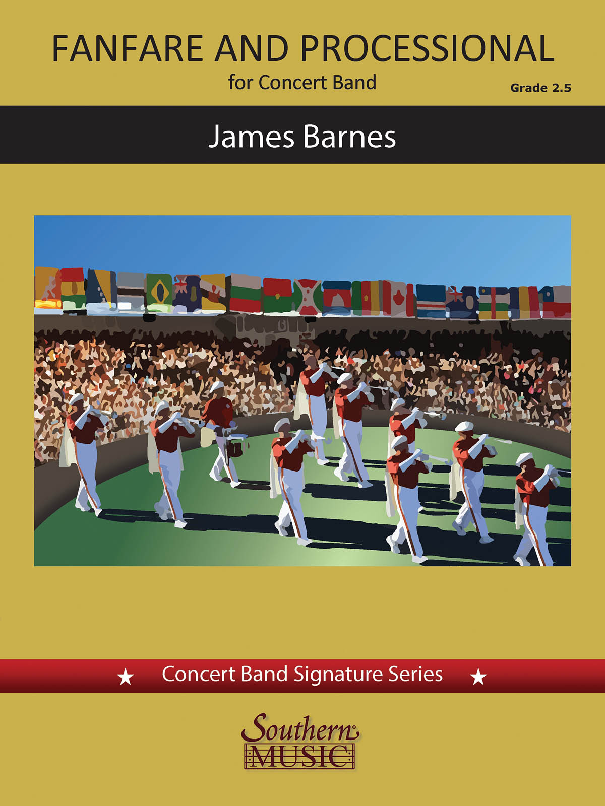 James Barnes: Fanfare and Processional: Concert Band: Score & Parts