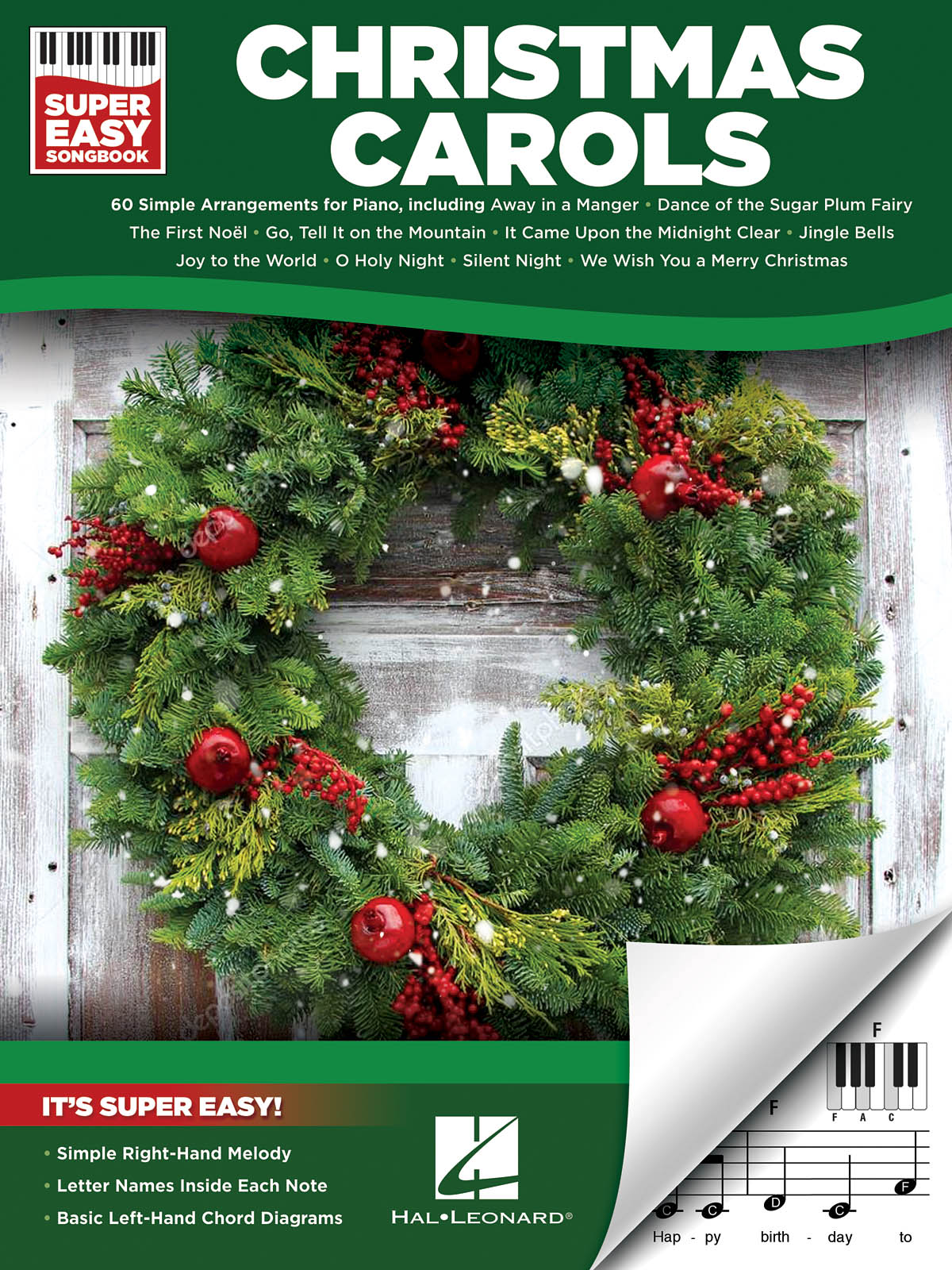 Christmas Carols - Super Easy Songbook: Piano: Mixed Songbook