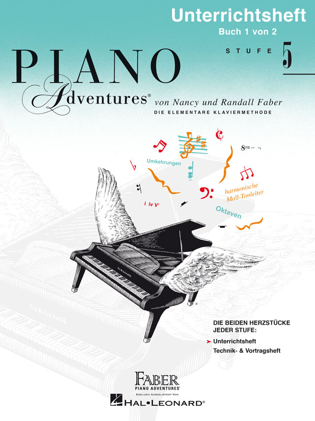 Nancy Faber Randall Faber: Piano Adventures: Unterrichtsheft Stufe 5: Piano: