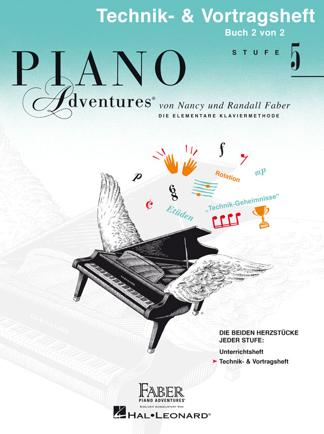 Nancy Faber Randall Faber: Piano Adventures: Technik- & Vortragsheft Stufe 5: