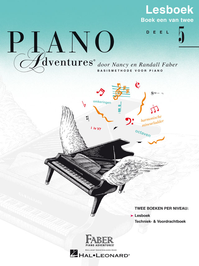 Nancy Faber Randall Faber: Piano Adventures: Lesboek Deel 5: Piano: Instrumental