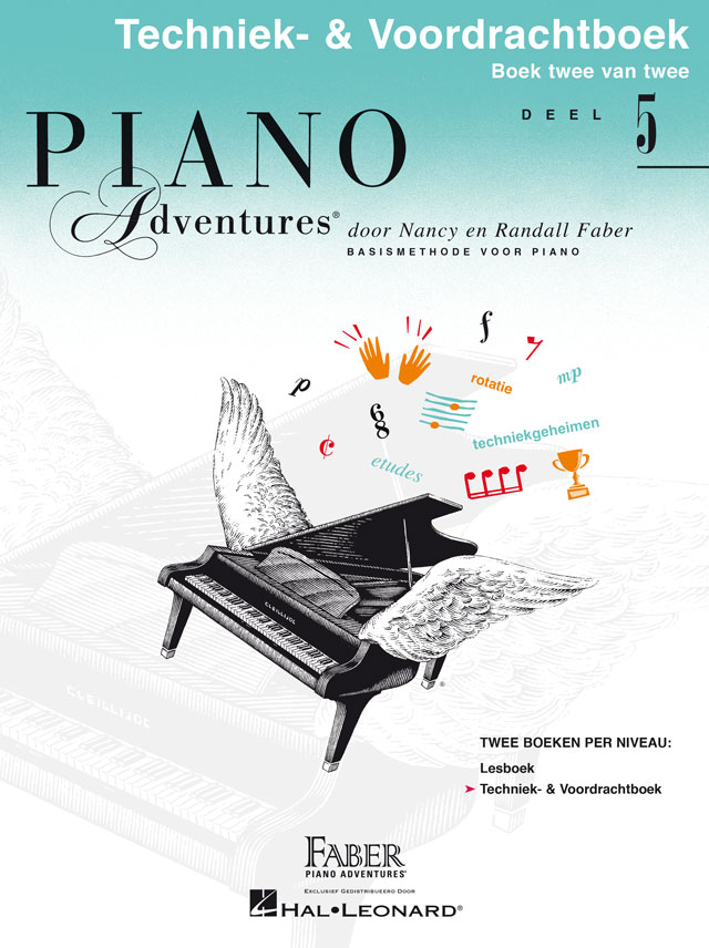 Nancy Faber Randall Faber: Piano Adventures Techniek- & Voordrachtboek Deel 5: