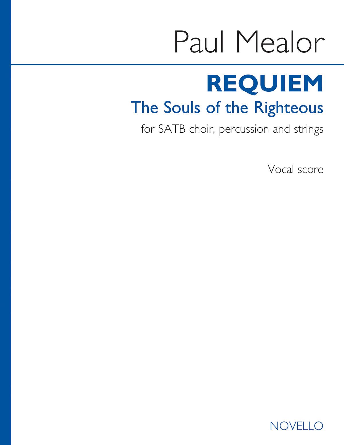 Requiem: SATB: Vocal Score