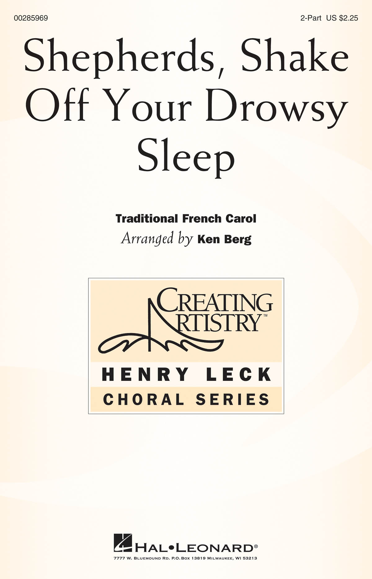 Shepherds  Shake Off Your Drowsy Sleep: Mixed Choir a Cappella: Vocal Score