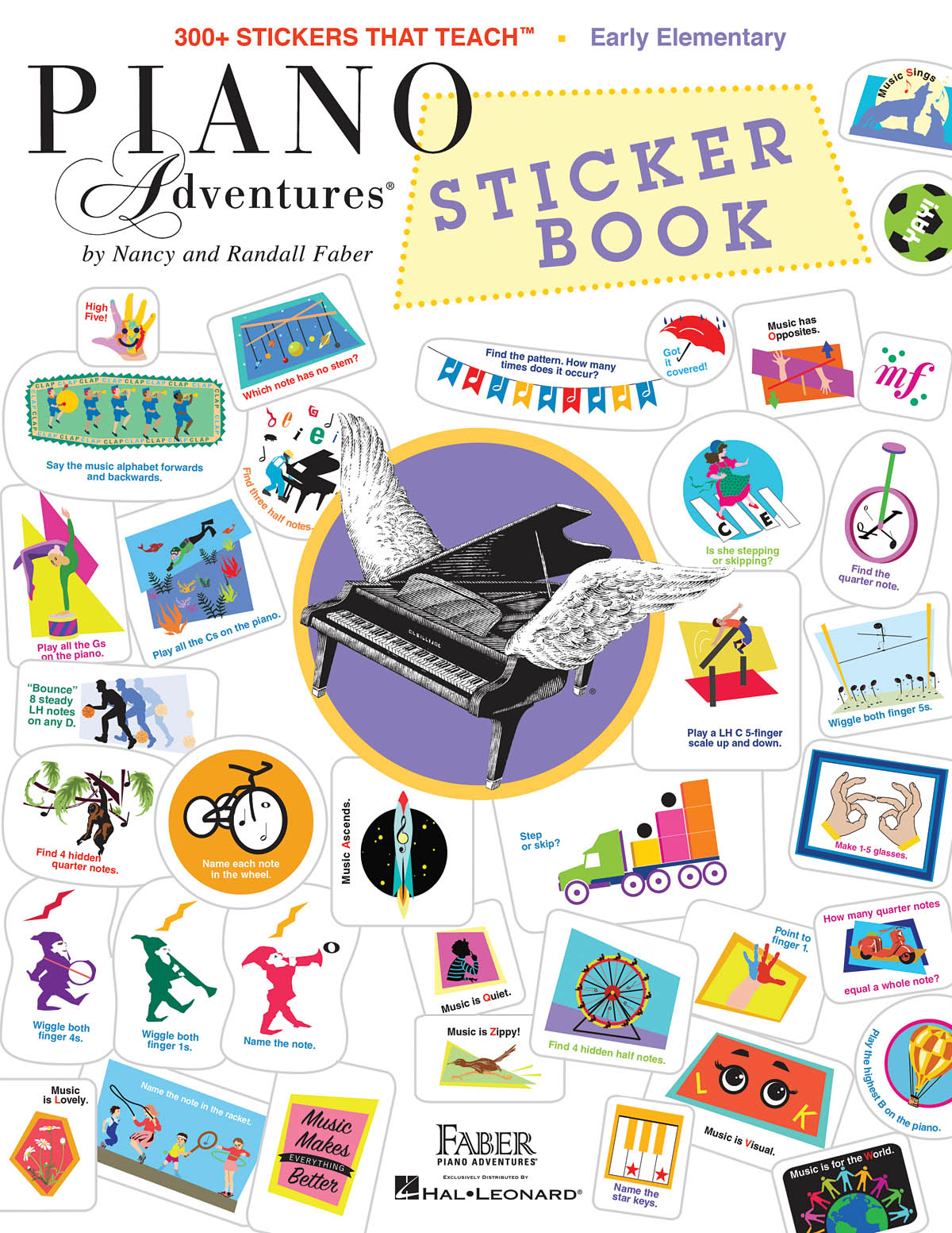 Piano Adventures Sticker Book: Piano: Stationery