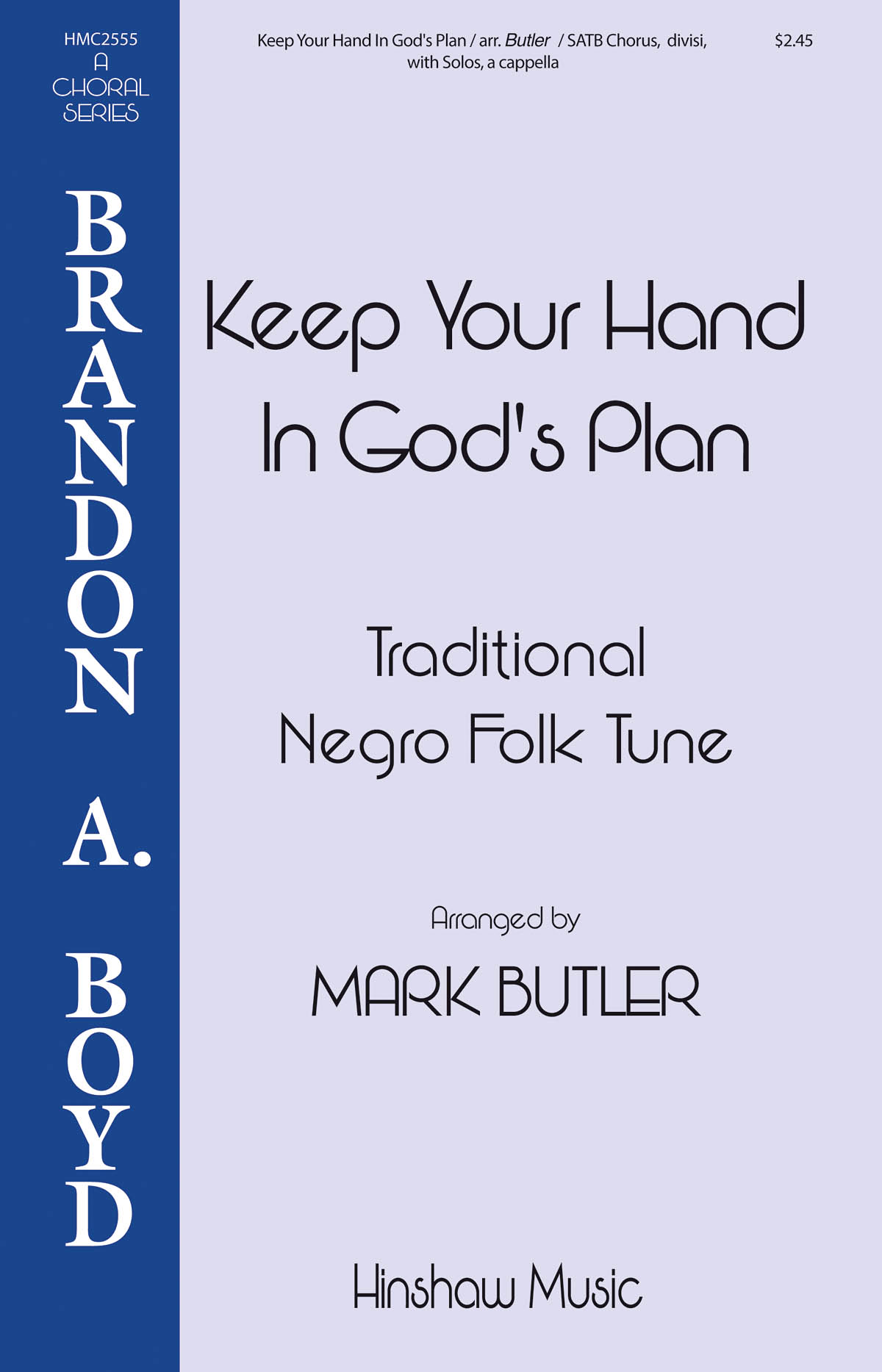 Keep Your Hand in God's Hand: Mixed Choir a Cappella: Vocal Score