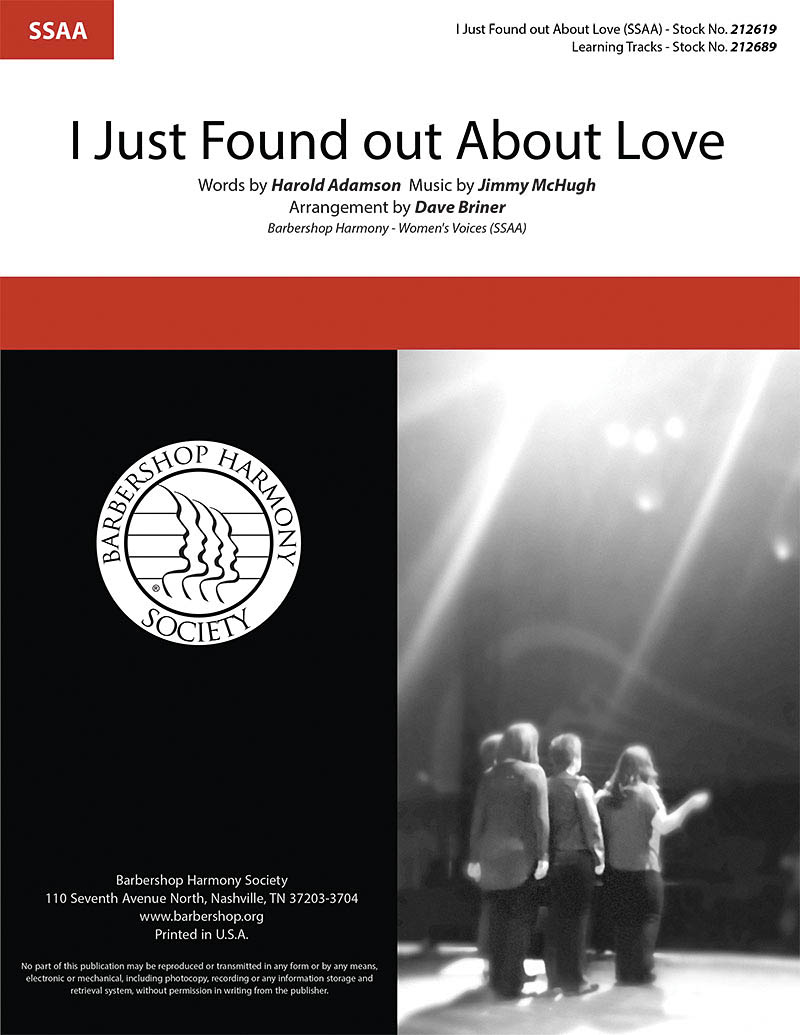 Jimmy McHugh Harold Adamson: I Just Found out About Love: Upper Voices a