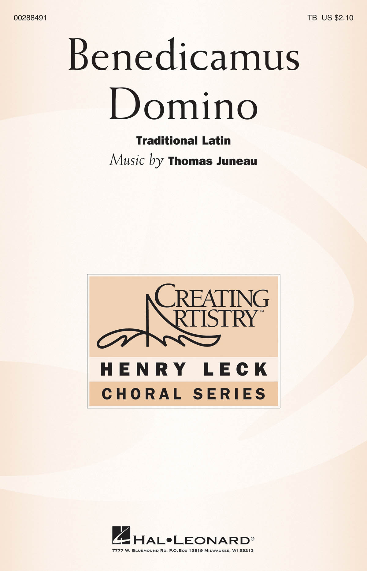 Thomas Juneau: Benedicamus Domino: Lower Voices a Cappella: Vocal Score