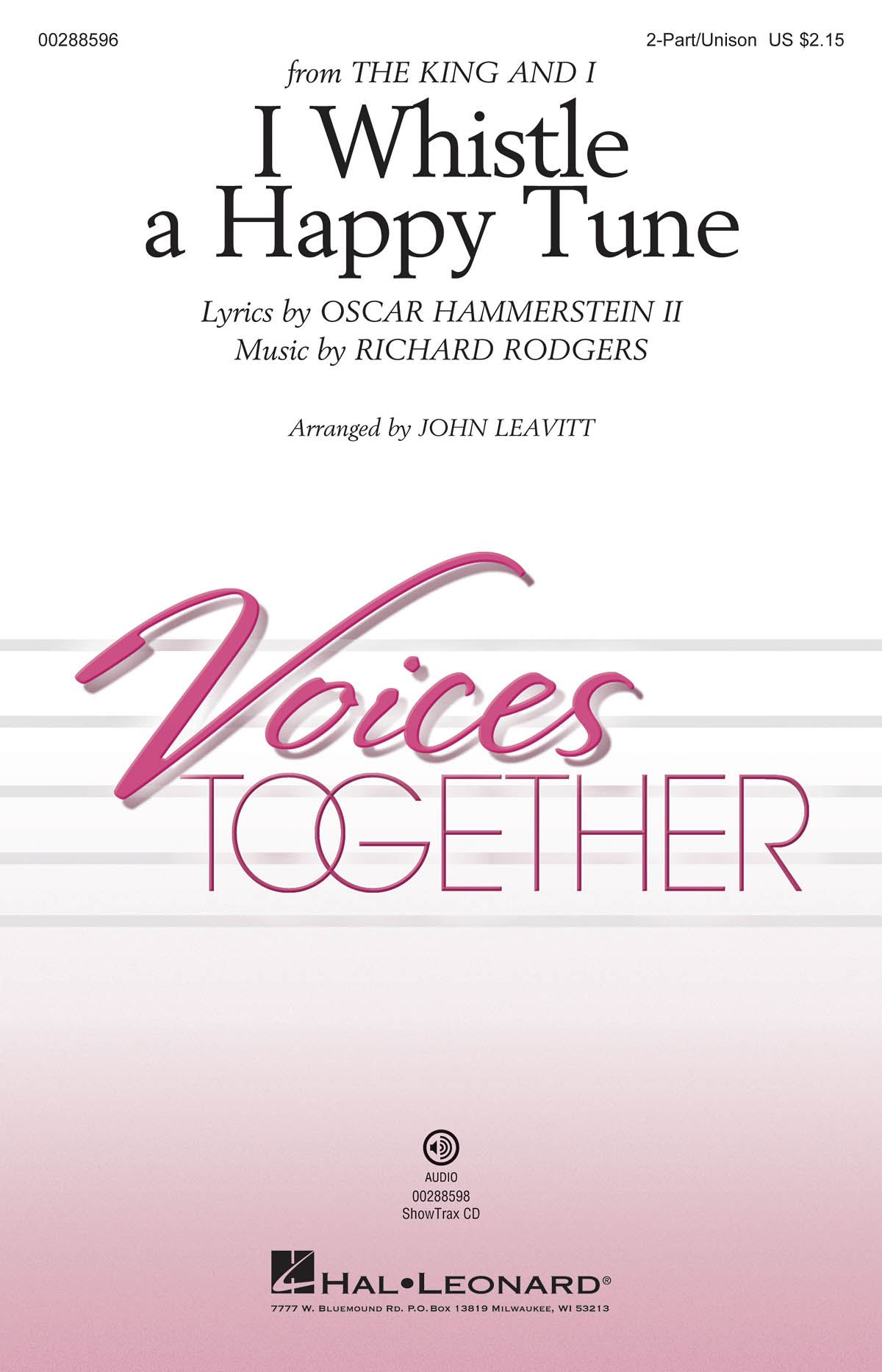 Richard Rodgers: I Whistle a Happy Tune: Mixed Choir a Cappella: Vocal Score
