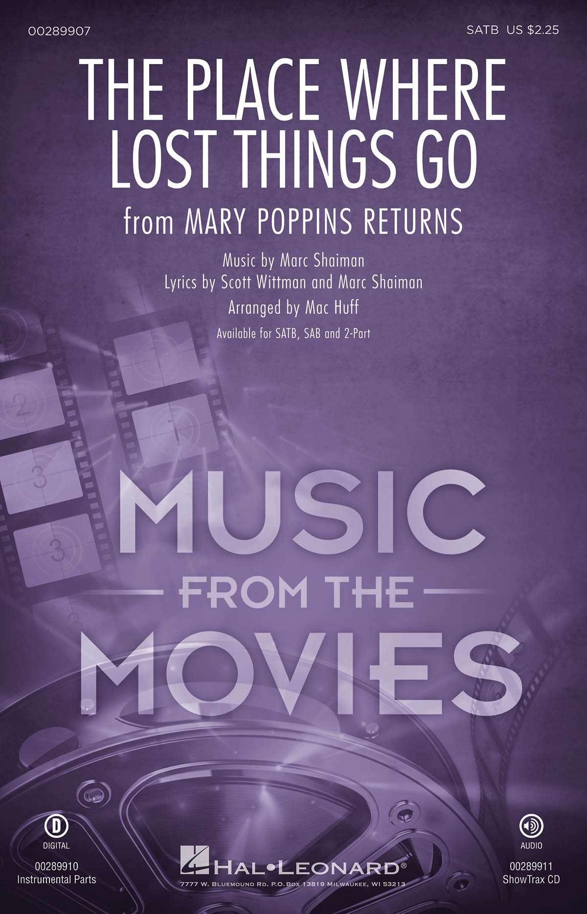 Marc Shaiman: The Place Where Lost Things Go: Mixed Choir a Cappella