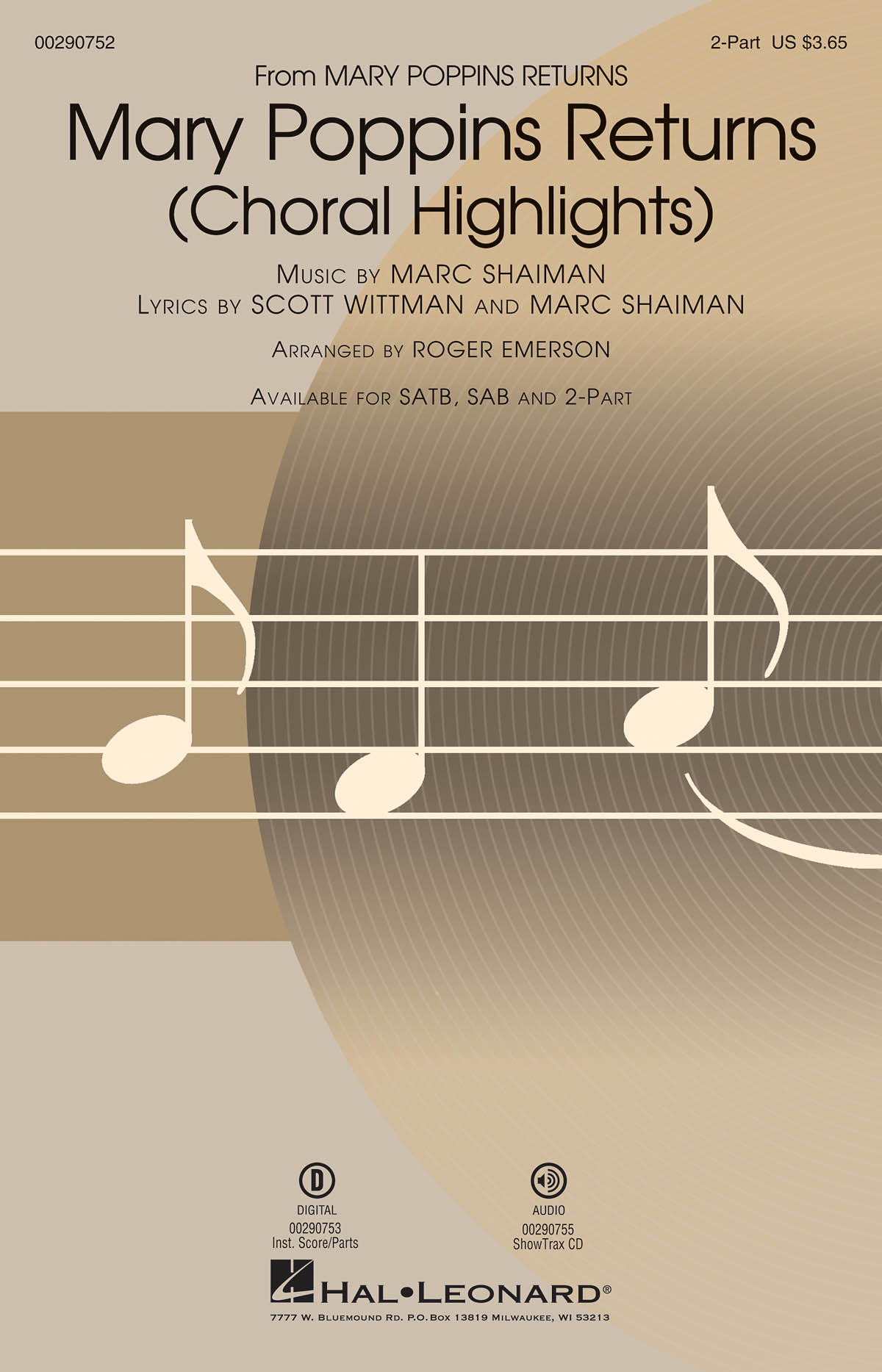 Marc Shaiman: Mary Poppins Returns (Choral Highlights): Mixed Choir a Cappella: