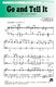 Go And Tell It: Mixed Choir a Cappella: Vocal Score