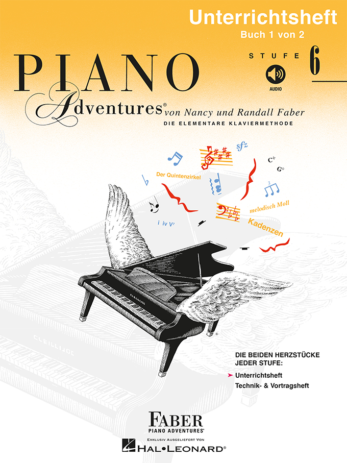 Nancy Faber Randall Faber: Piano Adventures: Unterrichtsheft Stufe 6: Piano: