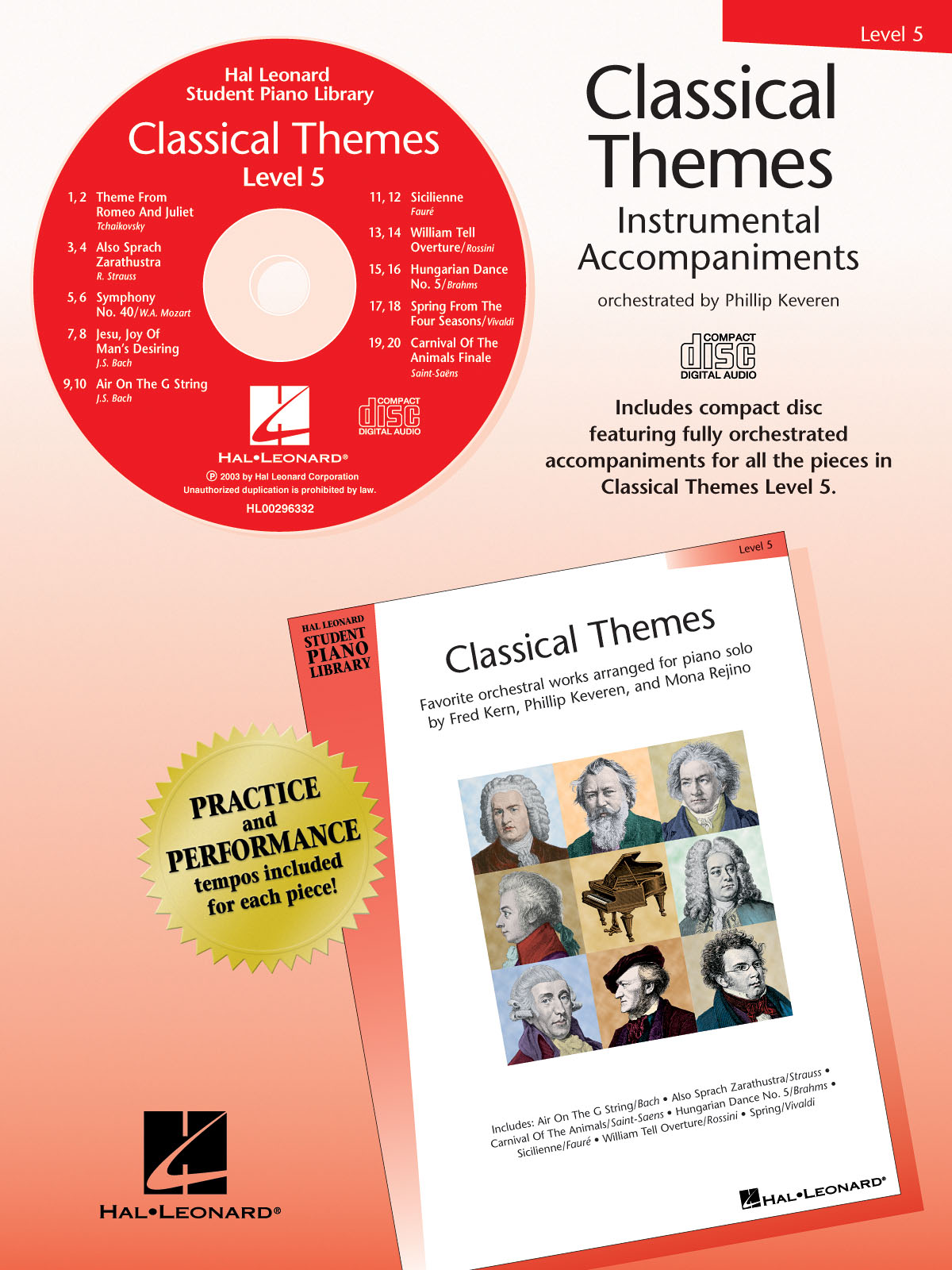 Classical Themes Level 5 CD: Piano: CD
