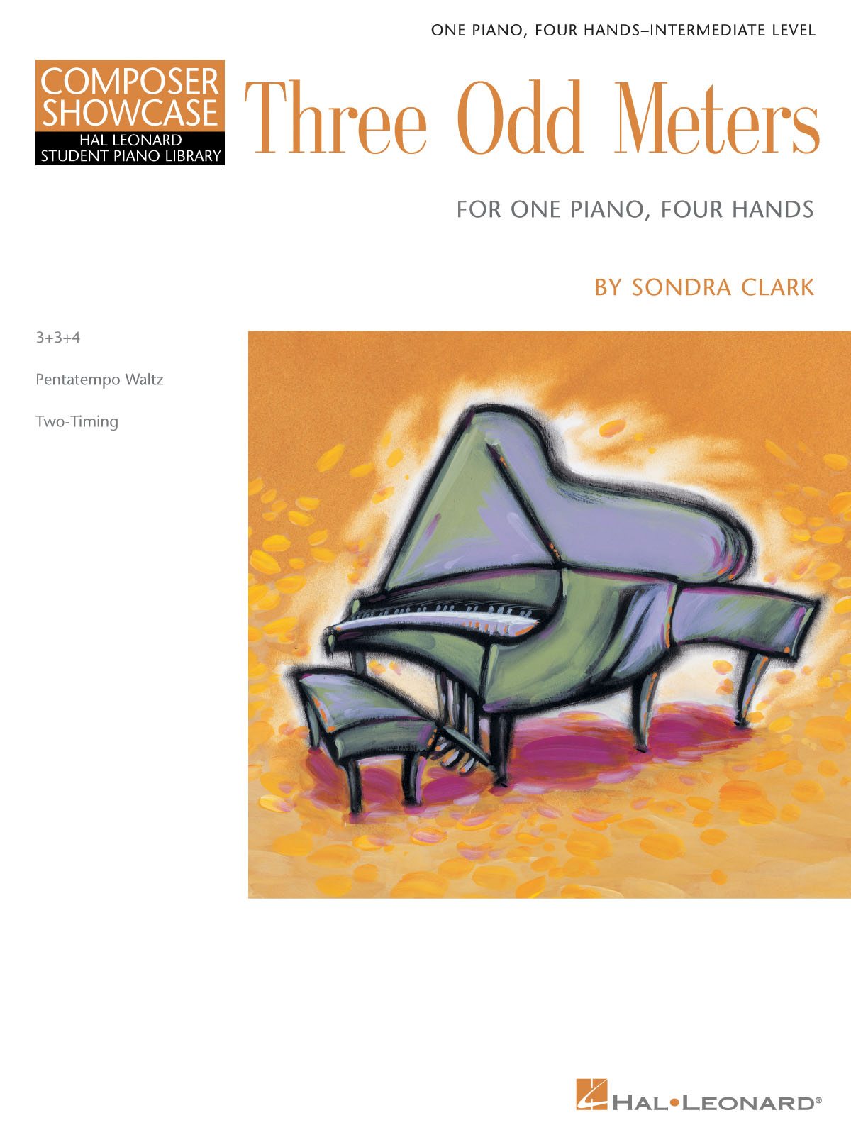 Sondra Clark: Three Odd Meters: Piano 4 Hands: Instrumental Album