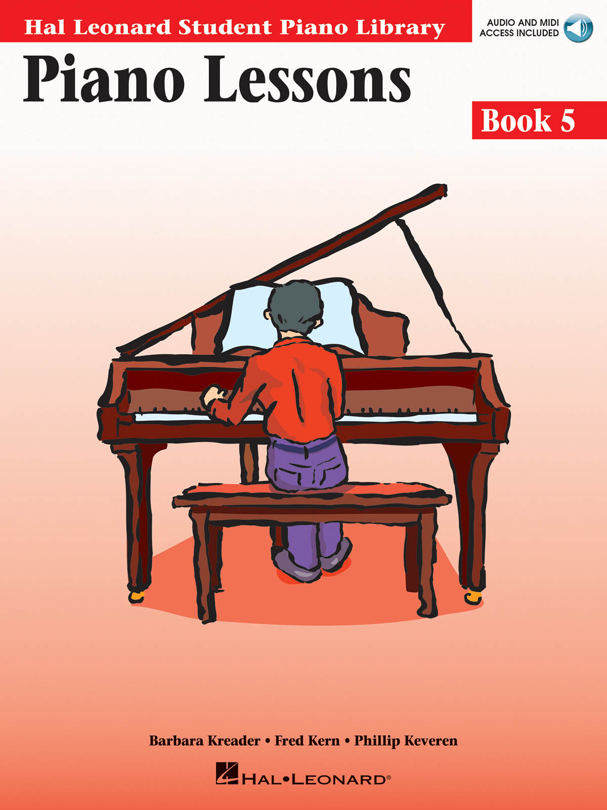 Barbara  Kreader: Piano Lessons Book 5 - Book & Audio: Piano: Instrumental Tutor