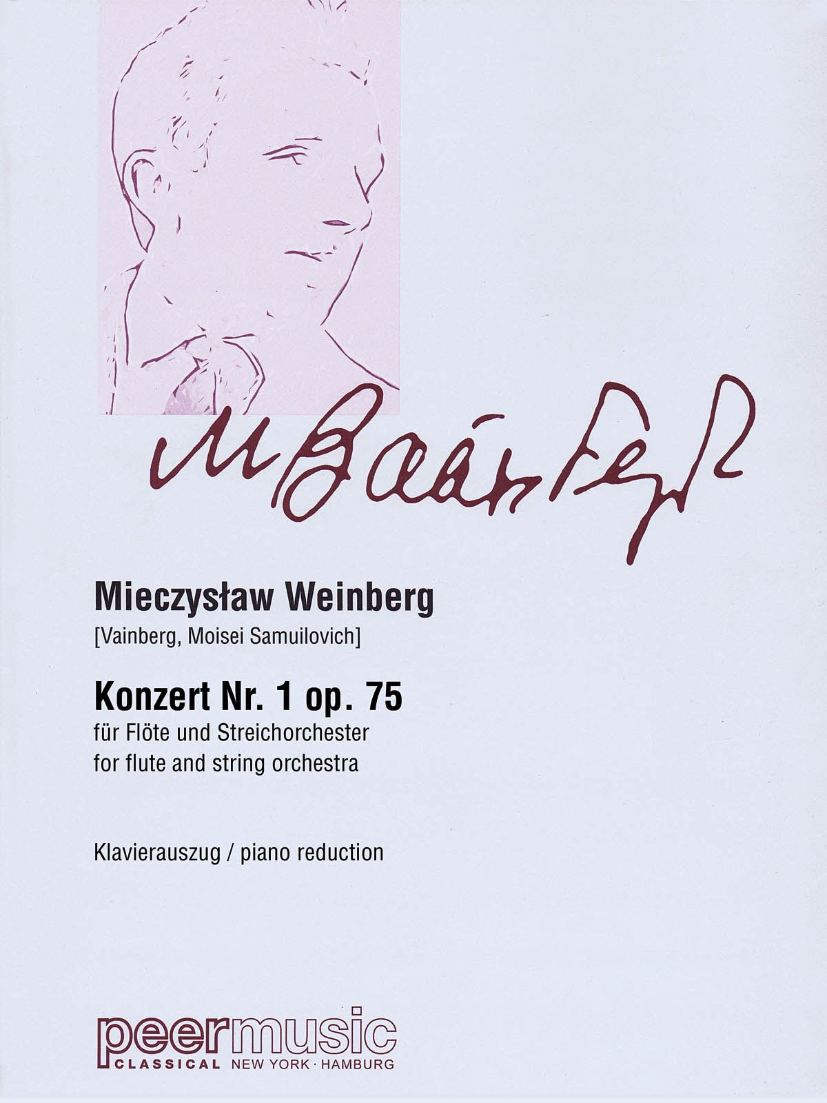 Mieczyslaw Weinberg: Flute Concerto No. 1  Op. 75: Flute Solo: Instrumental Work