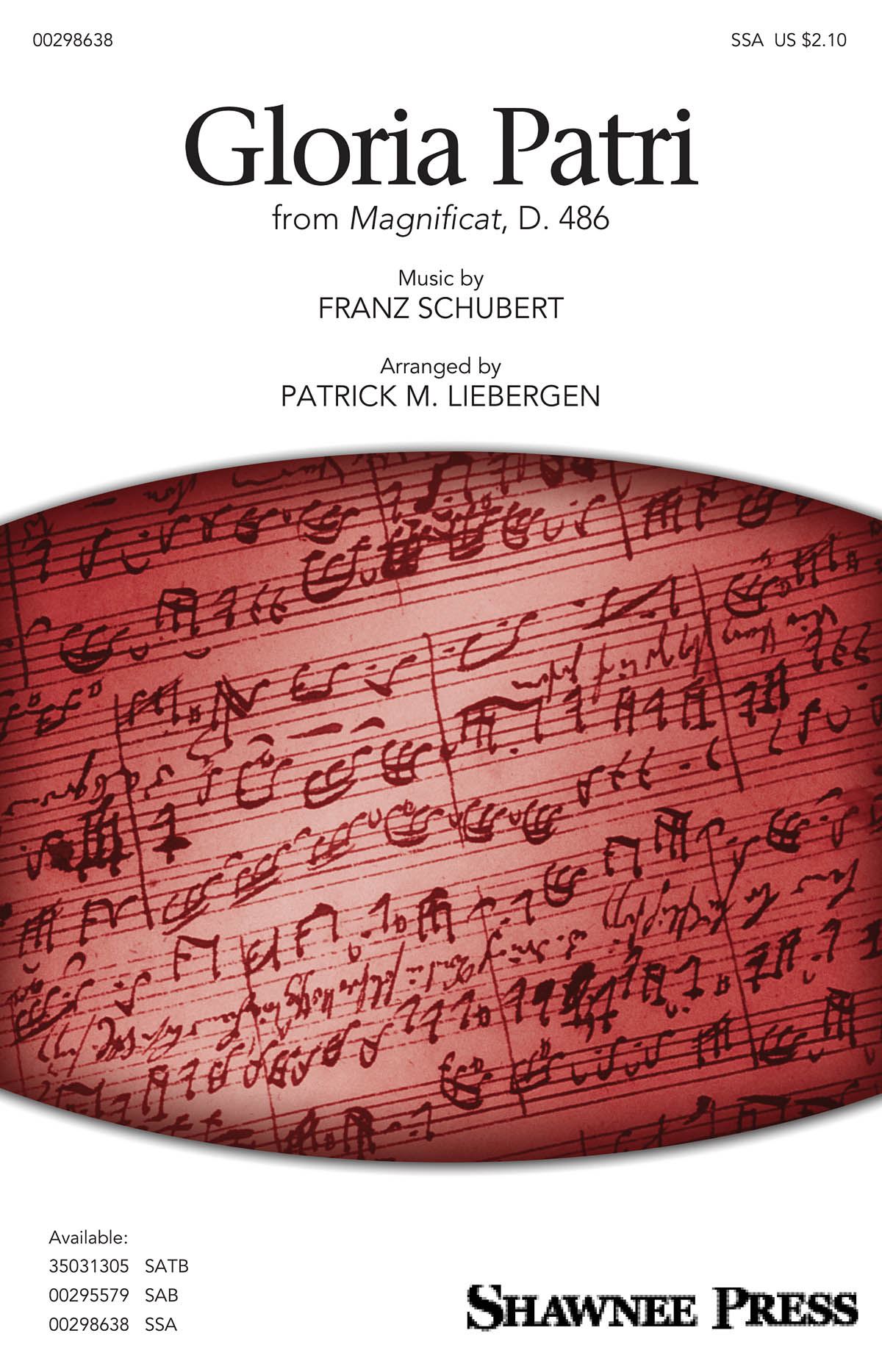 Franz Schubert: Gloria Patri: Upper Voices a Cappella: Vocal Score