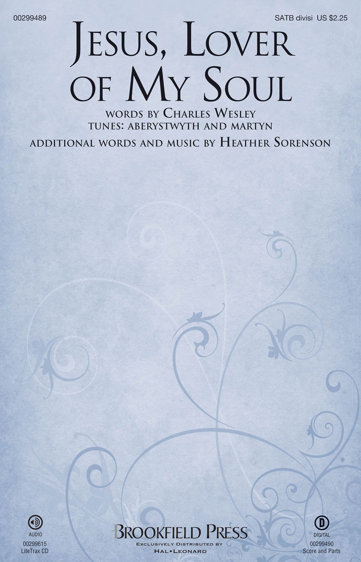 Heather Sorenson: Jesus  Lover of My Soul: Mixed Choir a Cappella: Vocal Score