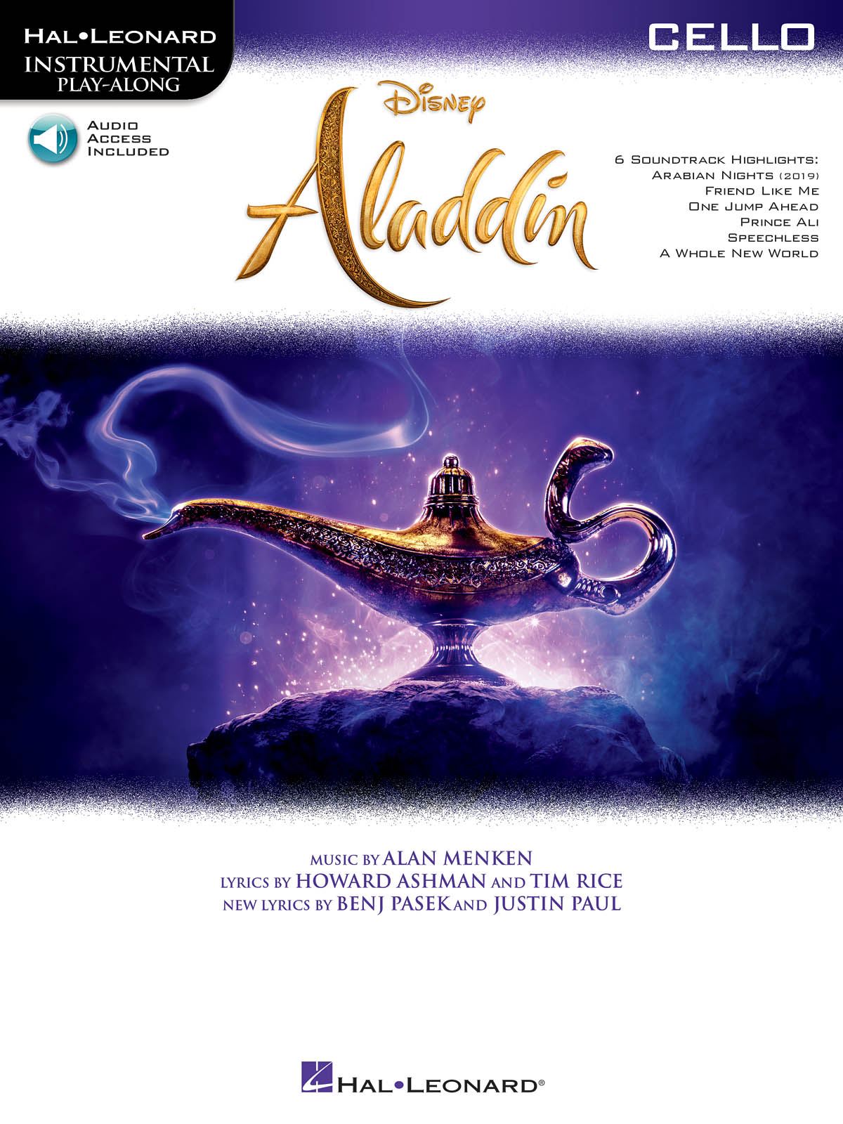Alan Menken: Aladdin: Cello Solo: Play-Along