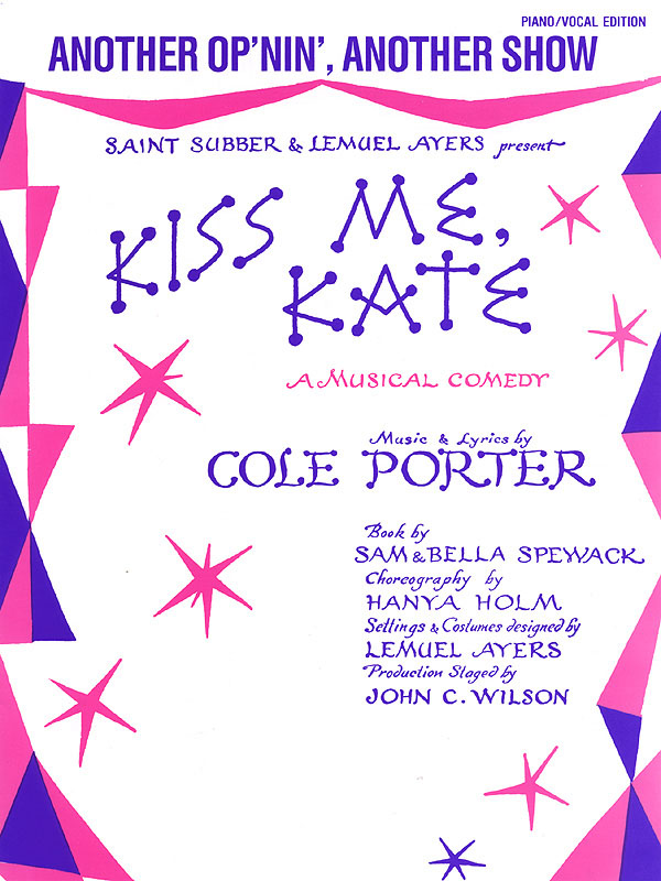 Cole Porter: Another Op'nin'  Another Show (From Kiss Me Kate): Piano  Vocal and