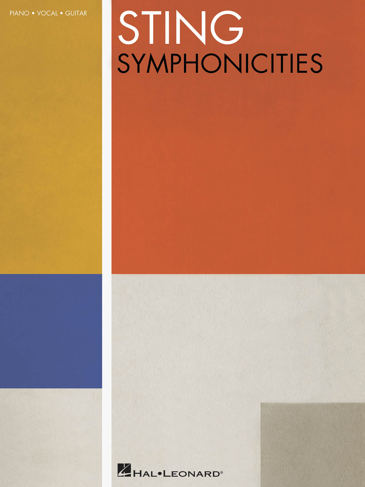 Sting: Sting - Symphonicities: Piano  Vocal and Guitar: Album Songbook