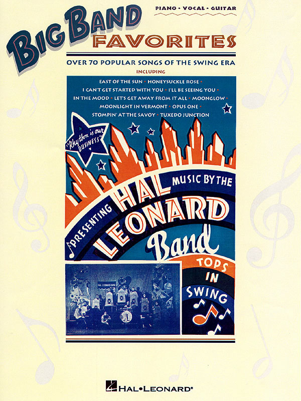Big Band Favorites: Piano  Vocal and Guitar: Mixed Songbook