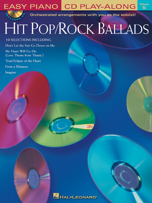 Hit Pop/Rock Ballads: Easy Piano: Instrumental Album